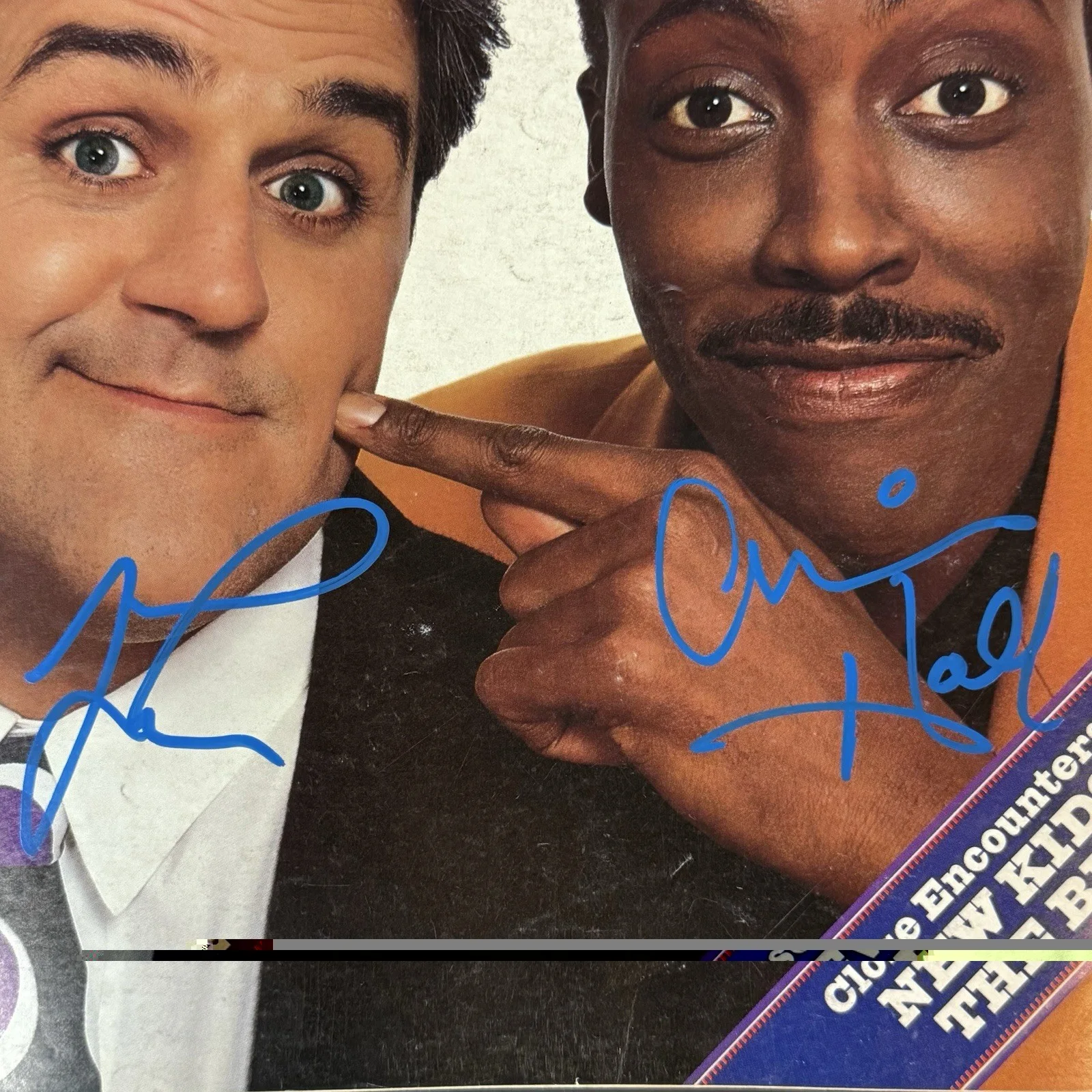 Jay Leno, Arsenio Hall — Jay Leno & Arsenio Hall Signed Rolling Stone Magazine Actor Autographed JSA COA, image 2