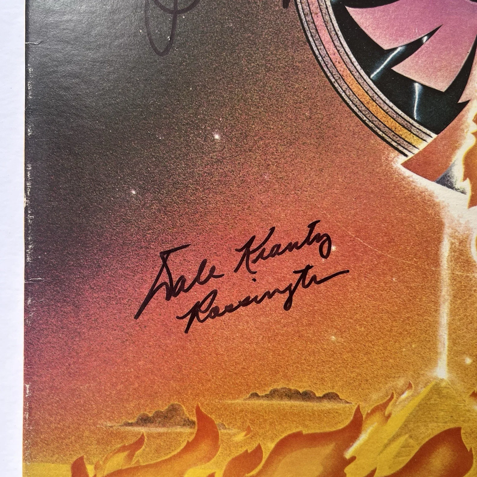 Rossington Collins Band Signed Anytime Anyplace Anywhere Vinyl Album Skynyrd, изображение 5