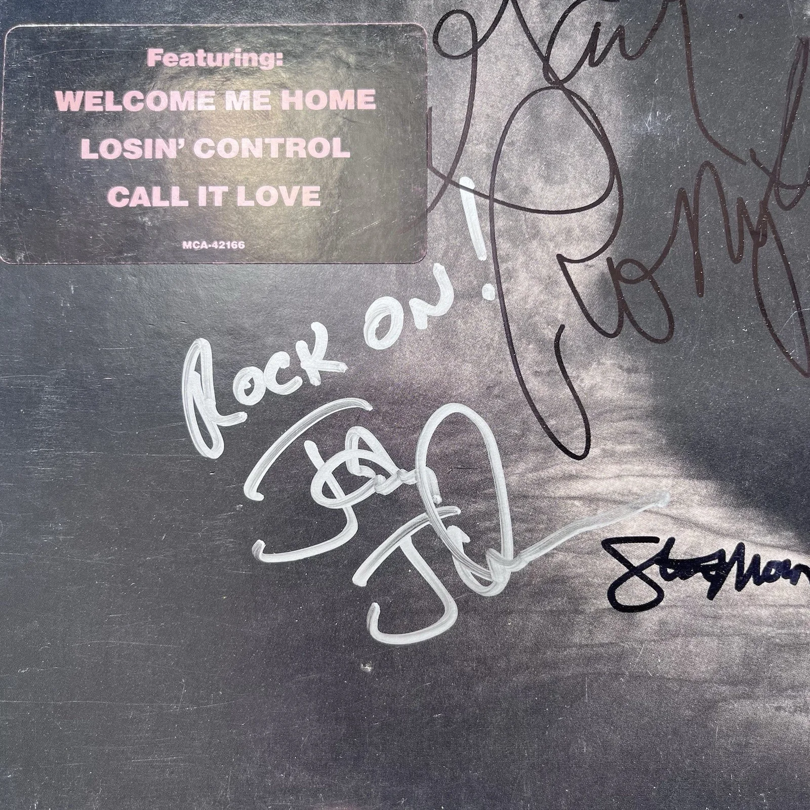 The Rossington Band Signed Love Your Man Vinyl Album Lynyrd Skynyrd, изображение 5