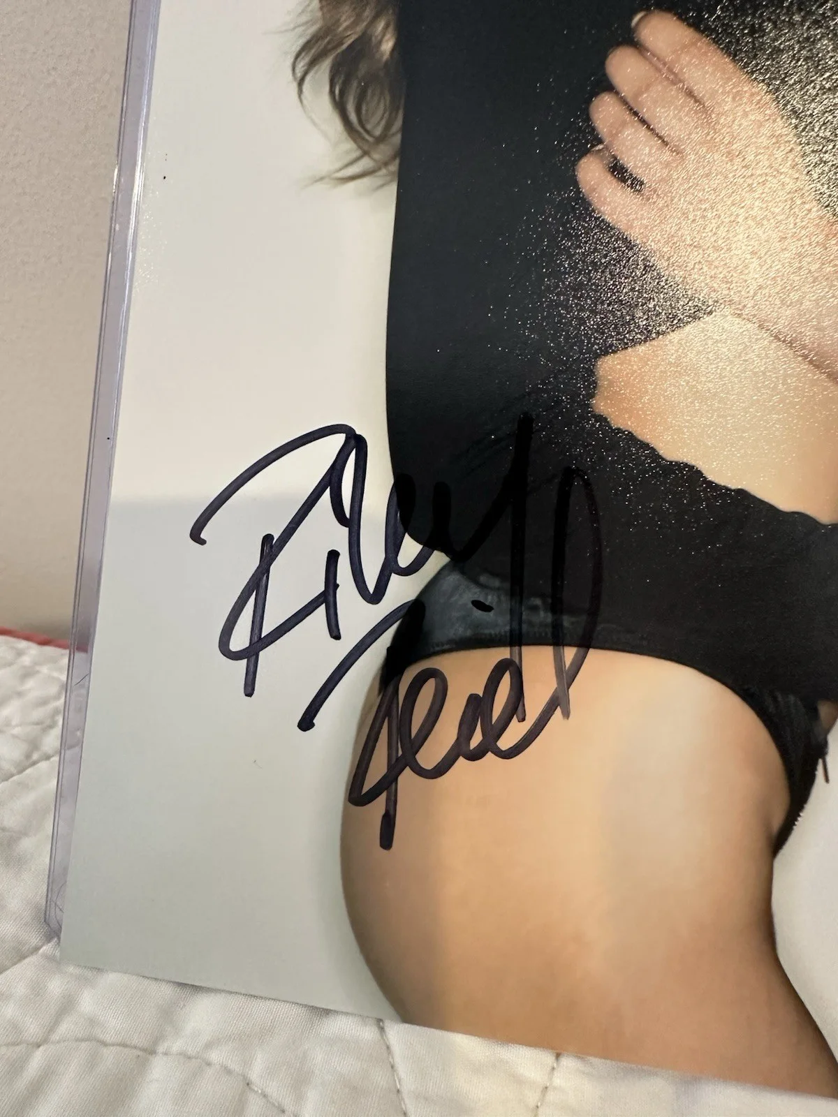 Riley Reid & Eva Lovia Porn Star Autographed 8x10 Photo Beckett Authenticated, изображение 3