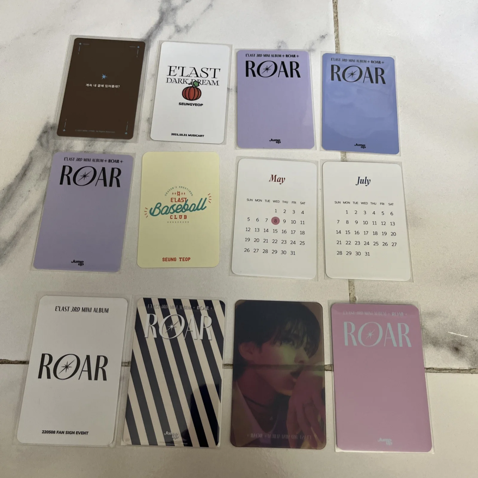 E'Last 3rd Mini Album Roar Signed Photo book CD Photo cards Bundle, изображение 5