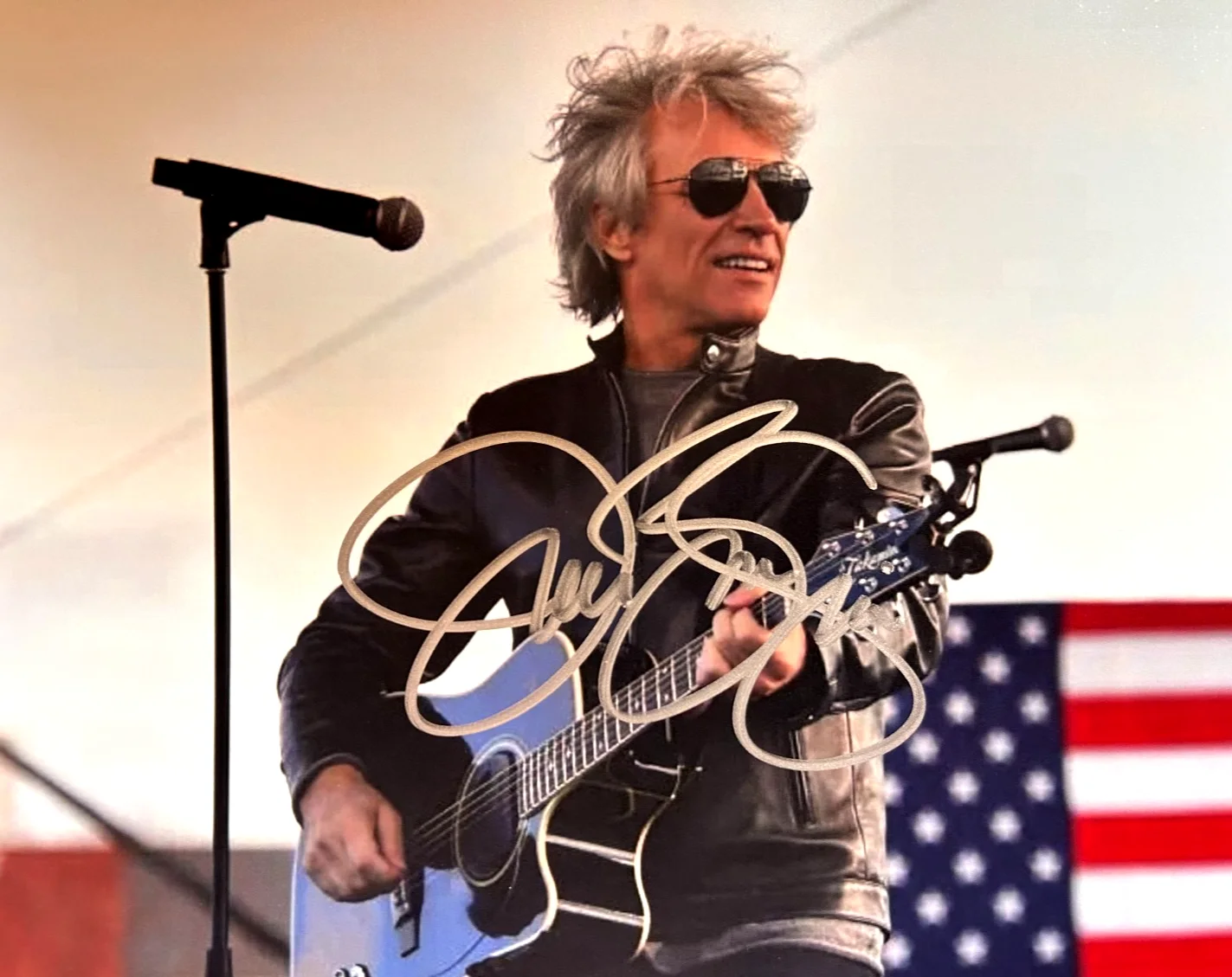 Jon Bon Jovi Signed 8x10 inch Original Autograph Authentic GENUINE w/COA, изображение 3