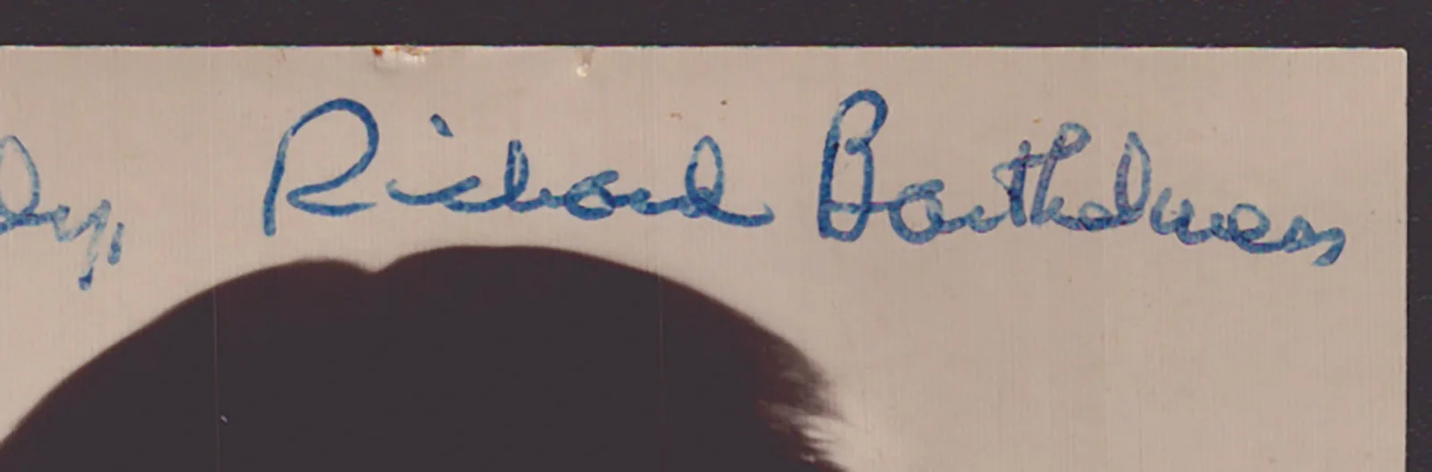 Richard Barthelmess — RICHARD BARTHELMESS - PICTURE POST CARD SIGNED, image 2