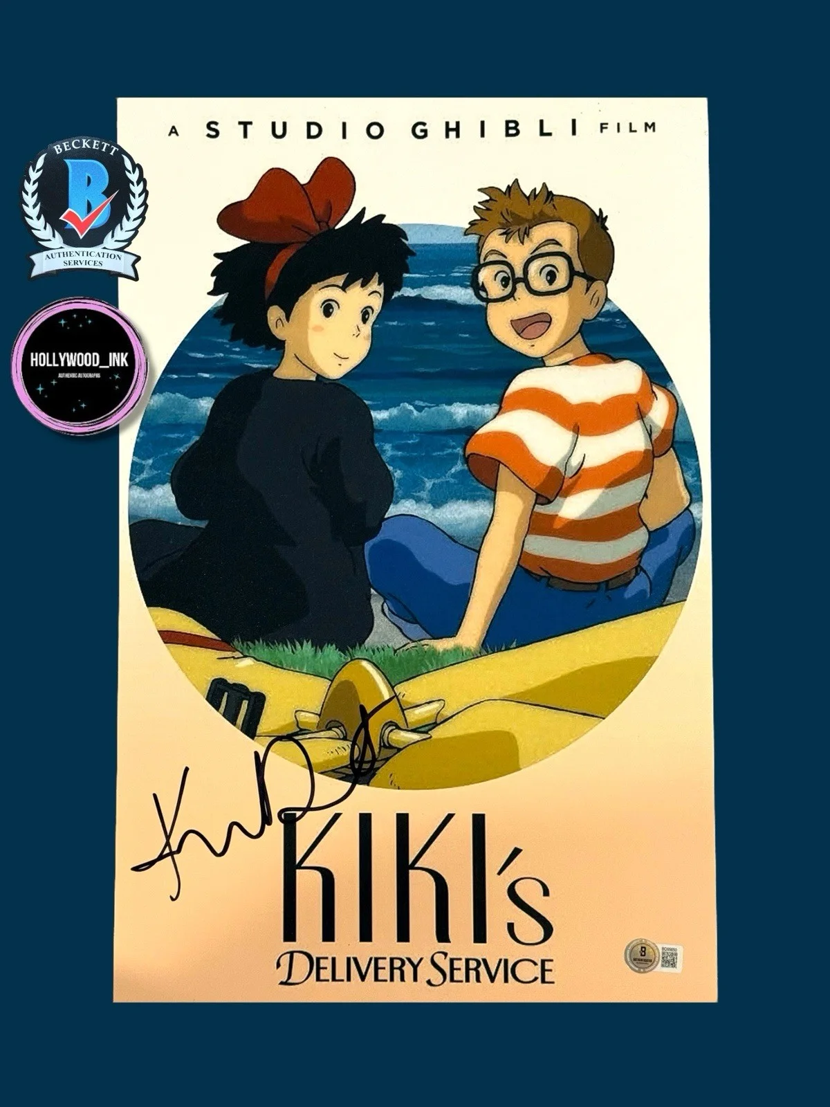 KIRSTEN DUNST — KIRSTEN DUNST SIGNED AUTOGRAPh KIKI’S DELIVERY SERVICE 11x17 PHOTO BECKETT COA