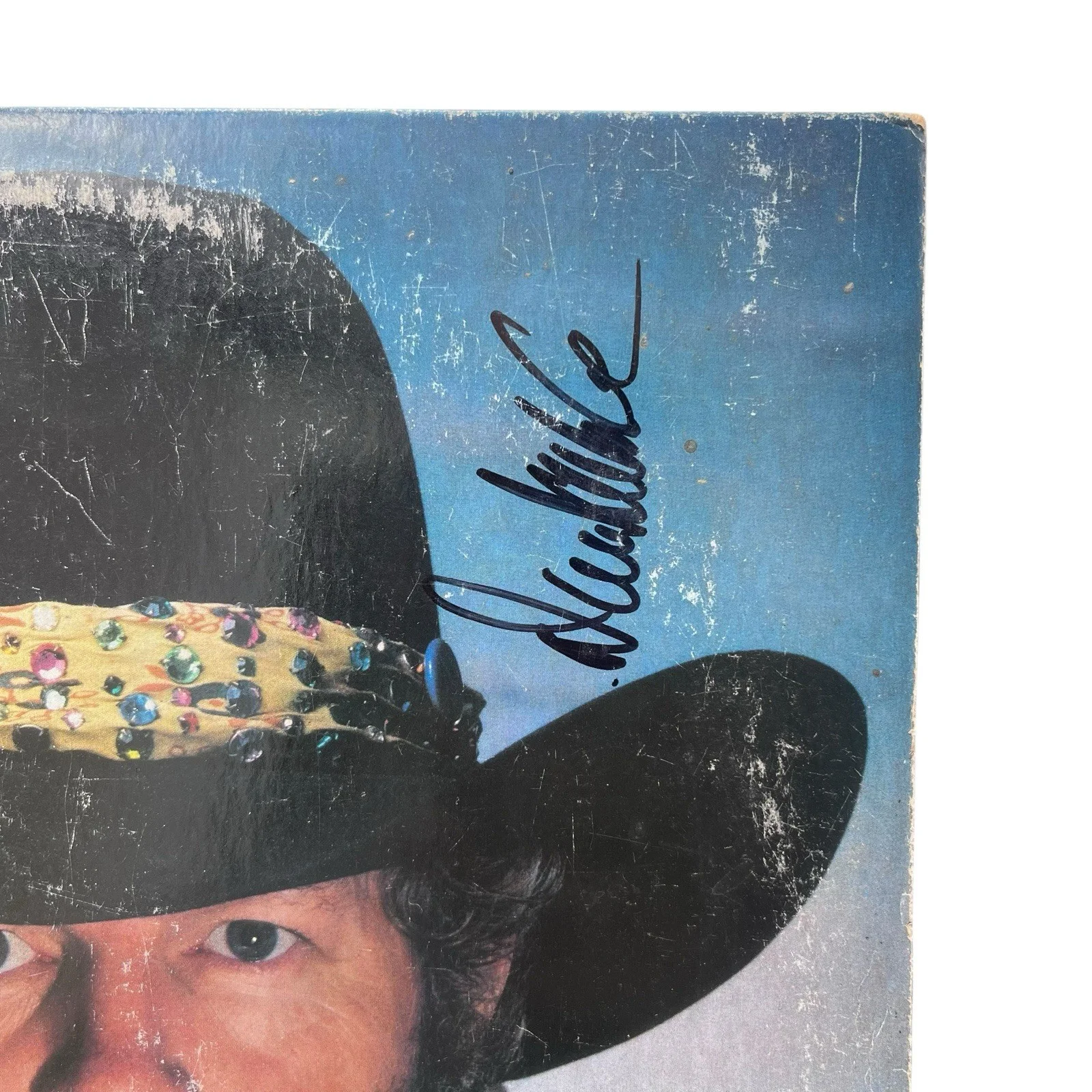 David Allan Coe Signed Autographed Rough Rider Vinyl Album, изображение 2