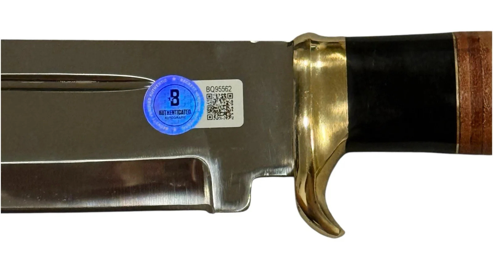 Paul Hogan — PAUL HOGAN SIGNED CROCODILE DUNDEE 14” BOWIE KNIFE AUTOGRAPH BECKETT + PROOF, изображение 5