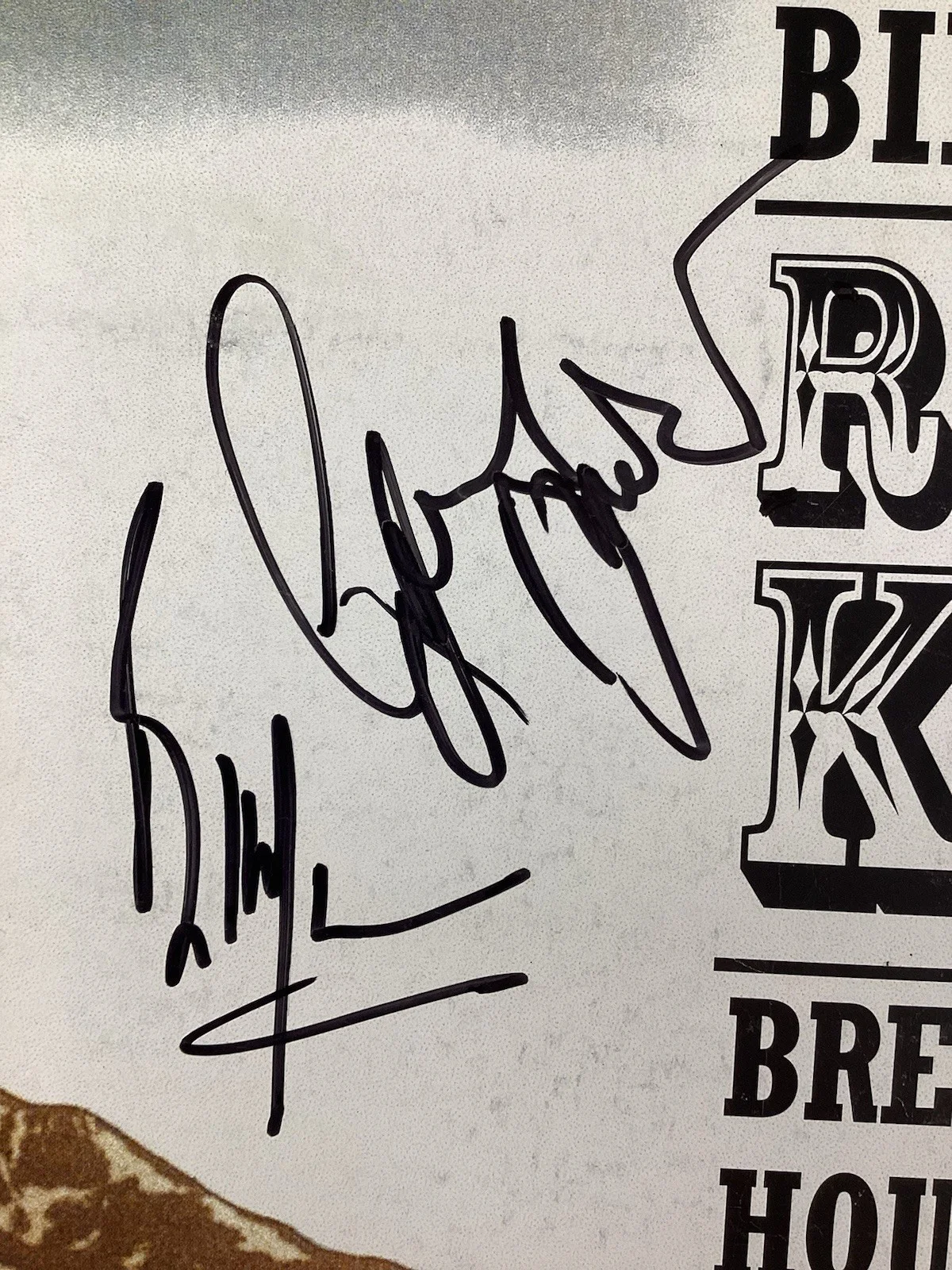 Bill Wyman Signed 2001 Program Breaking Up The House Tour HOF Autograph PSA/DNA, изображение 2