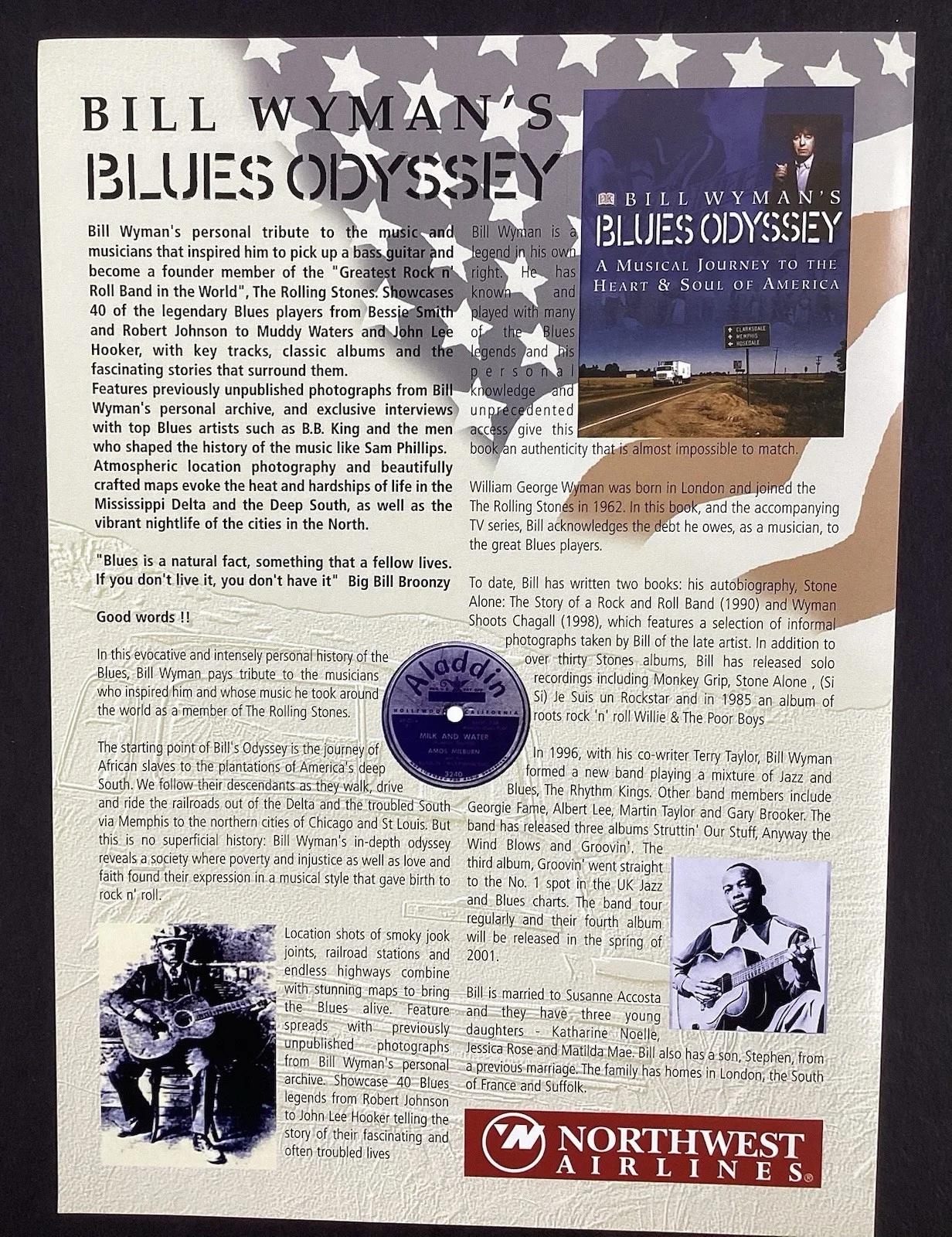 Bill Wyman Signed 2001 Program Breaking Up The House Tour HOF Autograph PSA/DNA, изображение 5