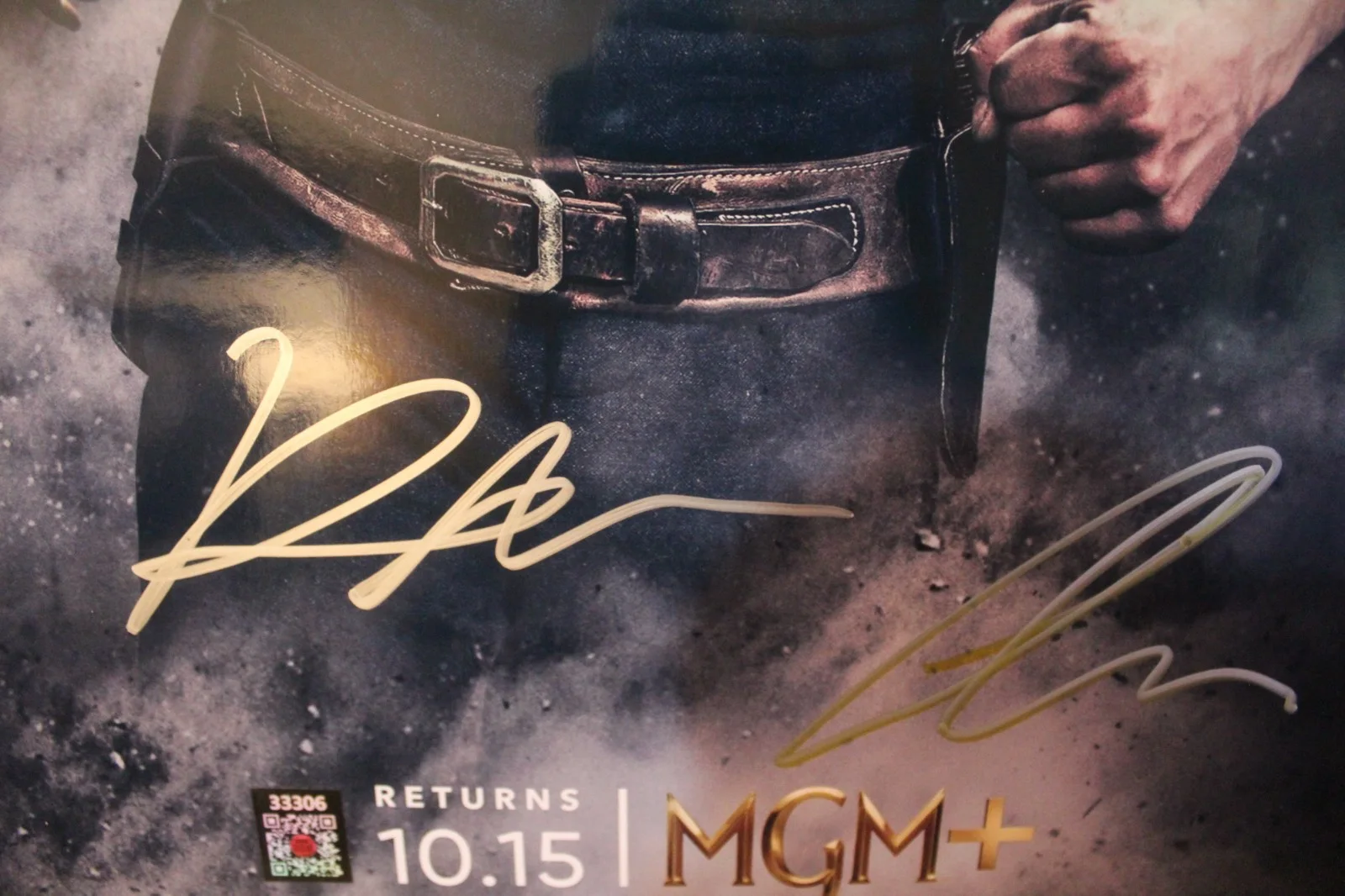 Daniel Webber Tom Blyth Alex Roe — Signed Poster - Billy The Kid -TV Series- Tom Blyth, Daniel Webber - 11x17 +COA, image 3
