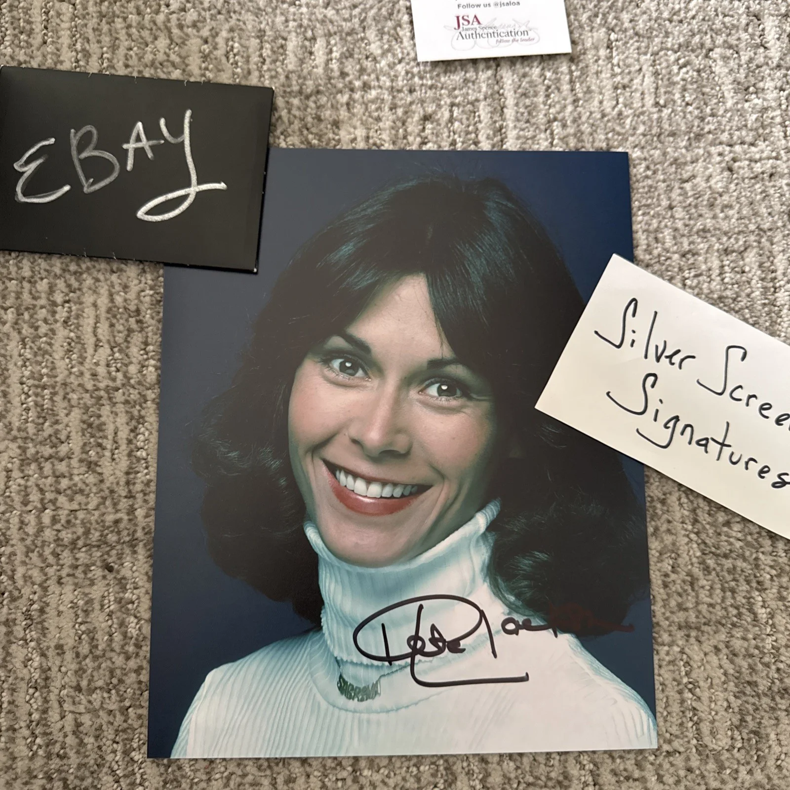 KATE JACKSON SIGNED AUTOGRAPHED 8x10 PHOTO JSA Charlie’s Angels, изображение 3