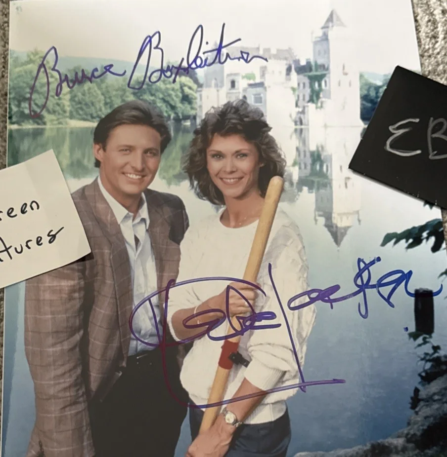 BRUCE BOXLEITNER, KATE JACKSON — BRUCE BOXLEITNER & KATE JACKSON Signed 11x14 Photo SCARECROW Autograph BAS COA, изображение 2