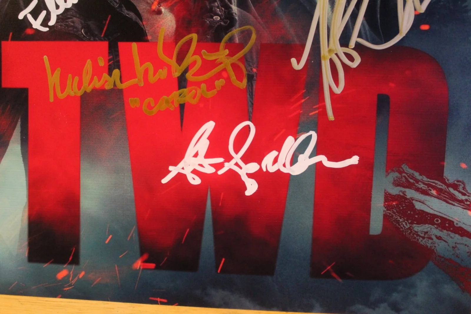 Jeffrey Dean Morgan, Norman Reedus, Melissa McBride, Lauren Coh — 11x17 - Autographed Poster - The Walking Dead - Norman Reedus, Jeffrey + COA., изображение 3