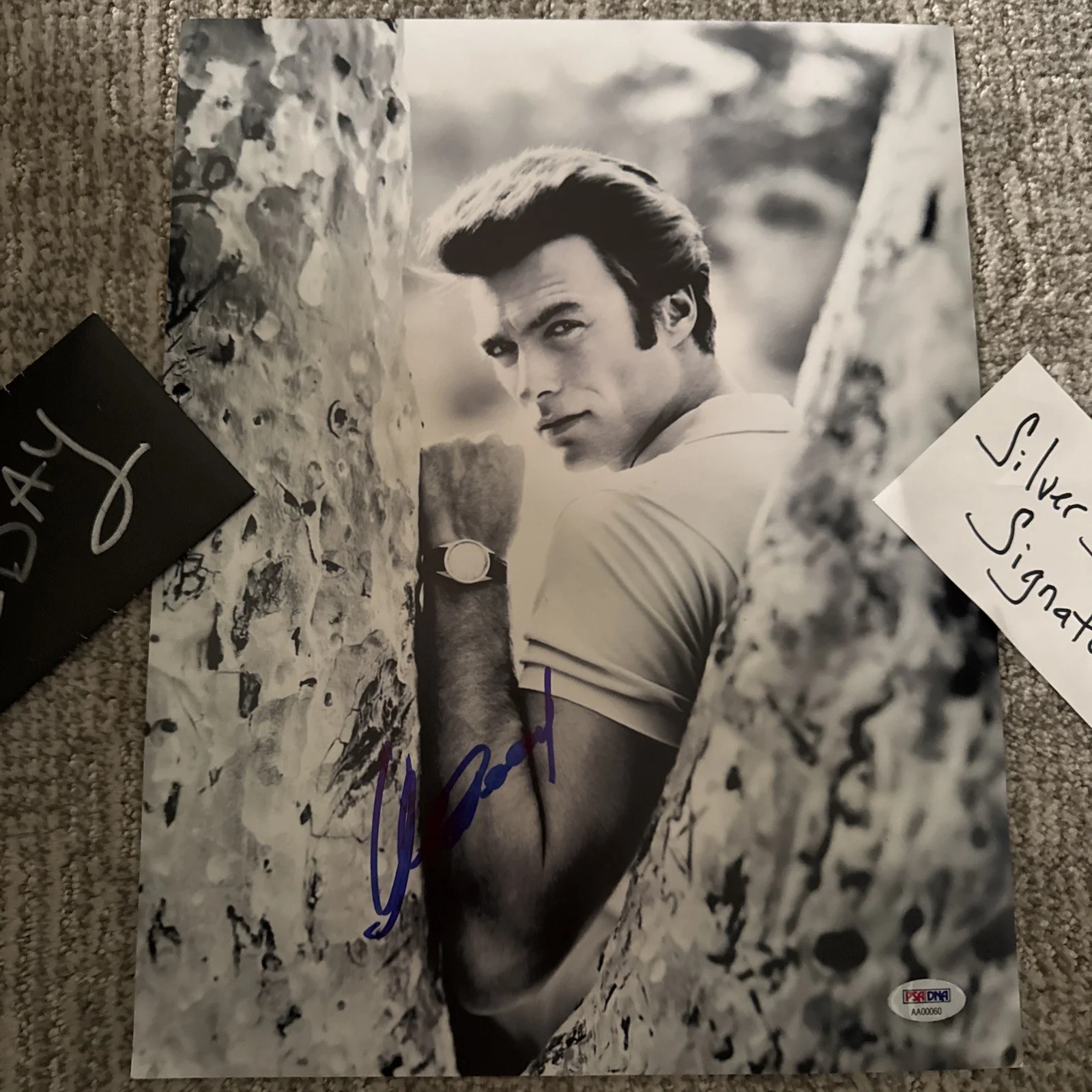 Clint Eastwood — Clint Eastwood In-Person 11x14 Signed PHOTO COA PSA PSA/DNA, изображение 2