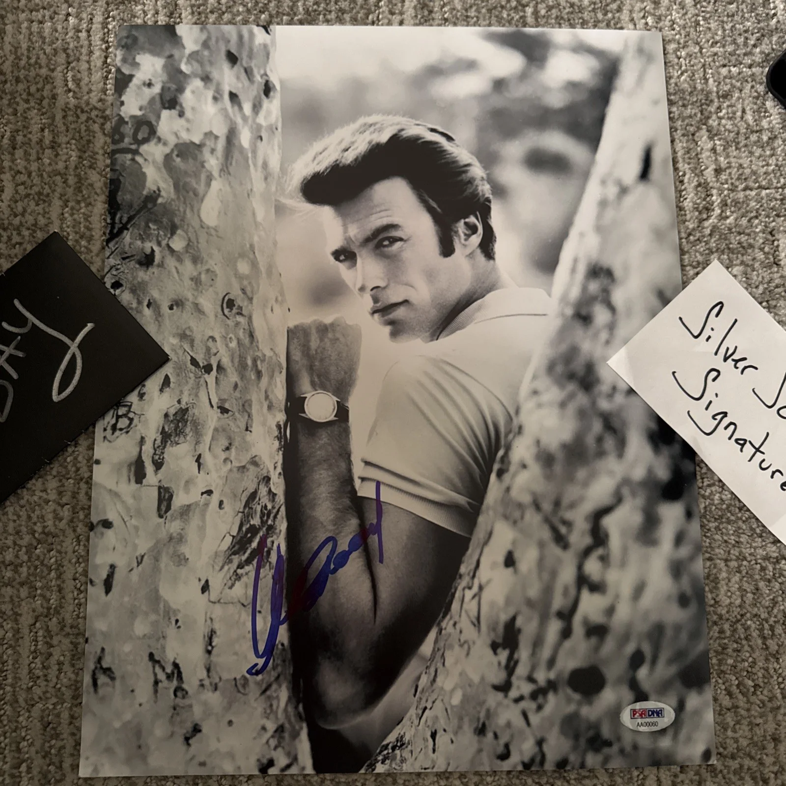 Clint Eastwood — Clint Eastwood In-Person 11x14 Signed PHOTO COA PSA PSA/DNA, изображение 4