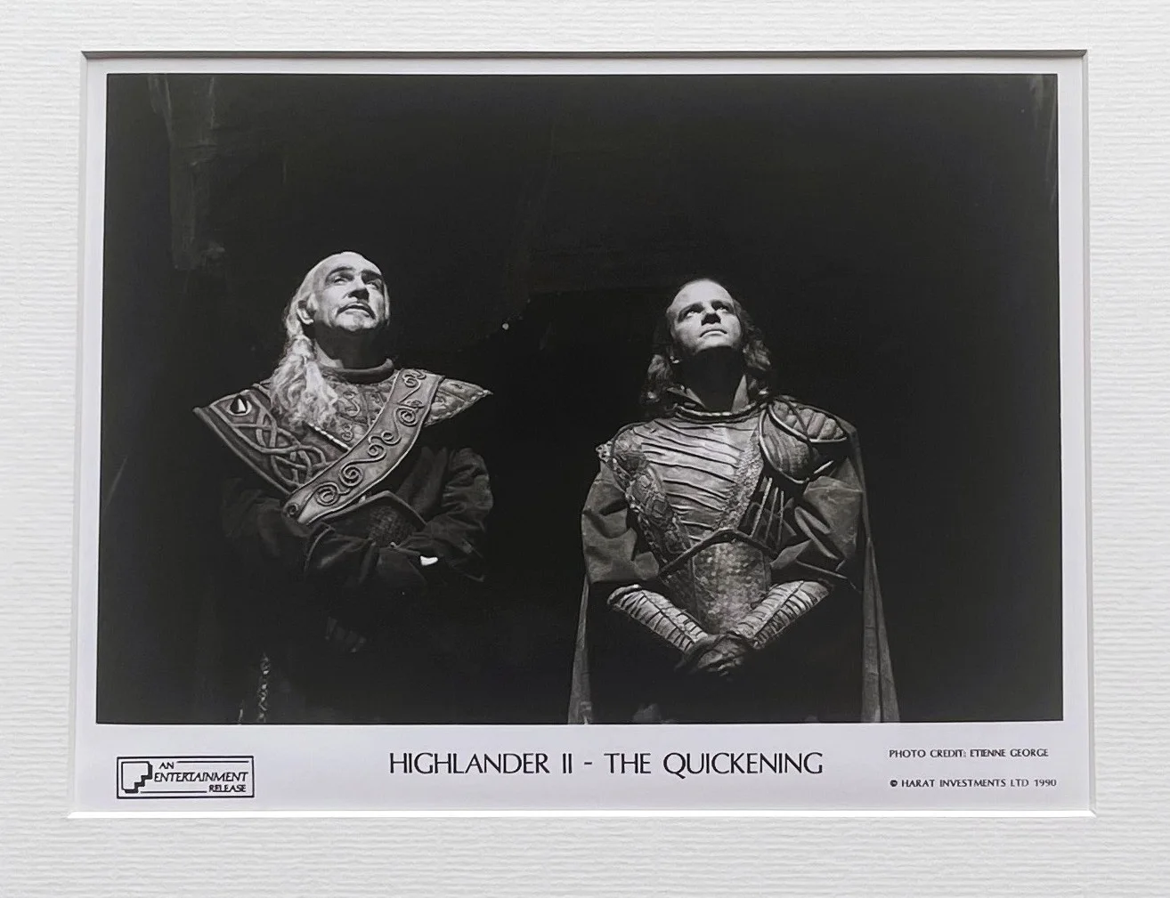 Highlander 2 The Quickening Original Framed 8X10 Inch B&W Press Publicity Still, изображение 3