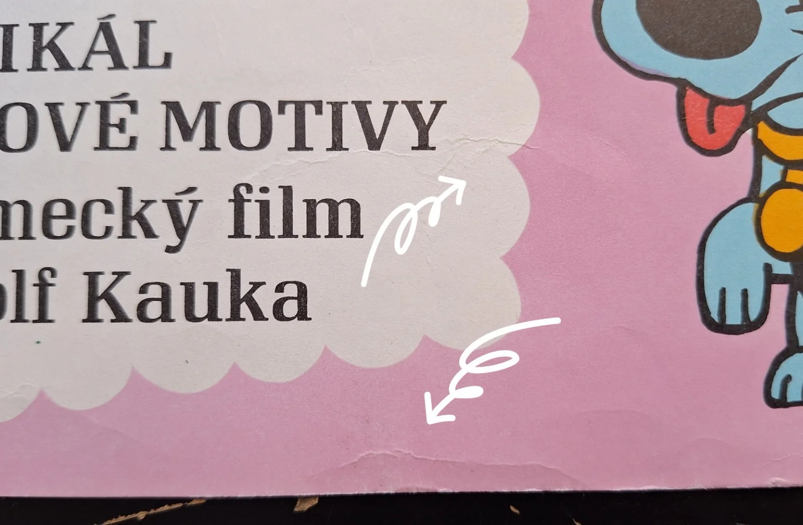 GOLDEN MARIA AND BLUE BELLO, ORIGINAL A3 CZECH MOVIE POSTER, DOBROSLAV FOLL, изображение 3