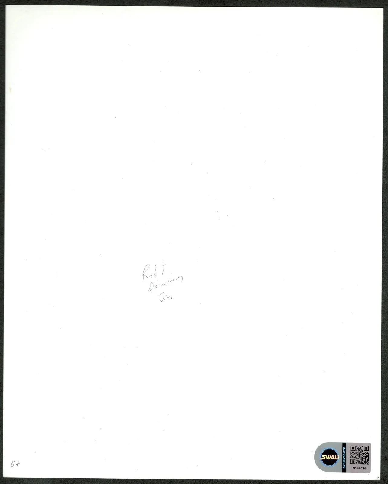 Robert Downey Jr Vintage Signed Autographed 8x10 Photo SWAU Cert Iron Man, image 2