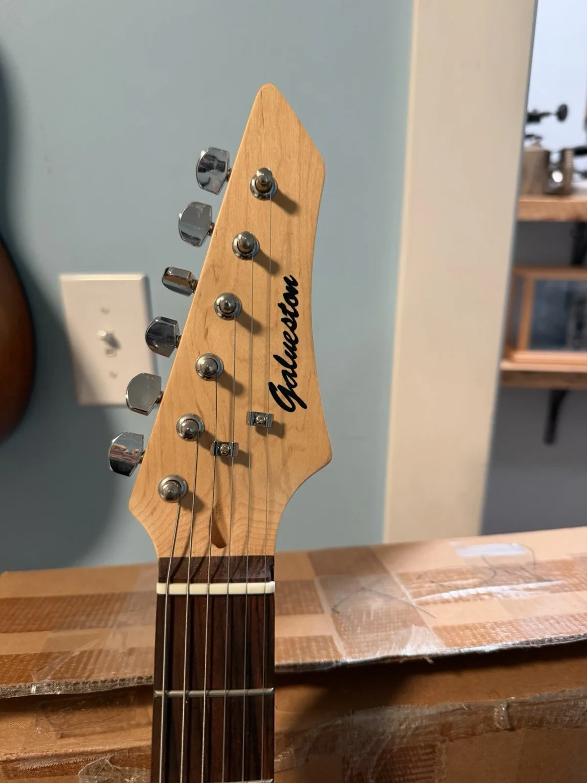 Sammy Hagar Signed Galveston Black Strat-Style Electric Guitar COA, изображение 4