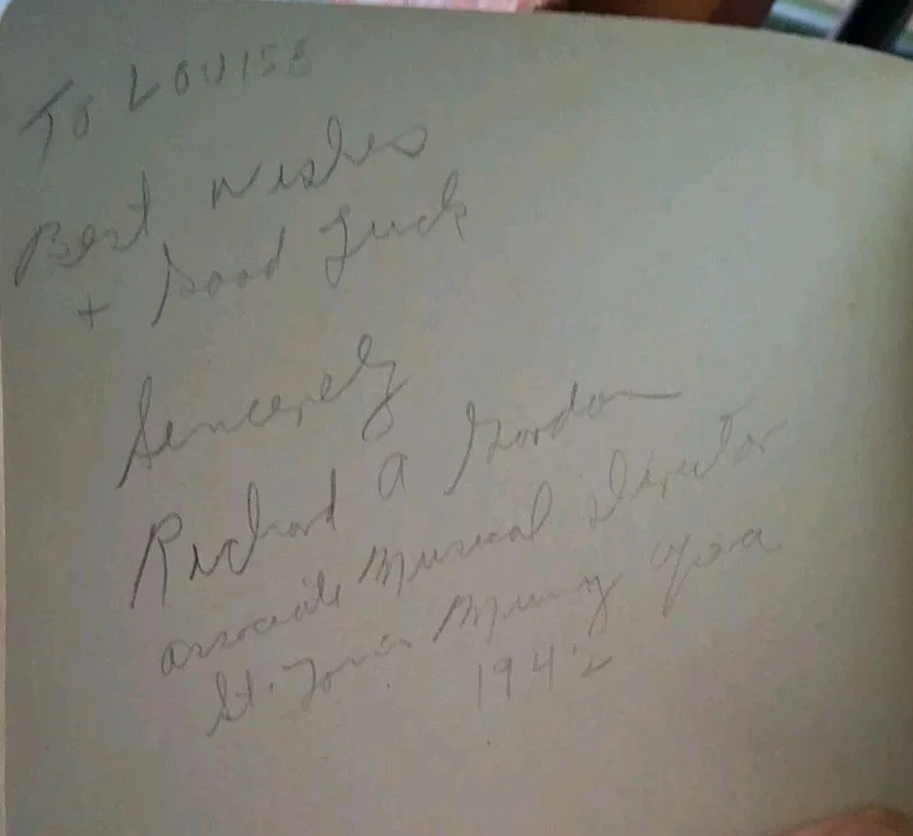 1942 82 Autographs Book Municipal Opera St Louis Mo Up Coming & Current Stars, image 5