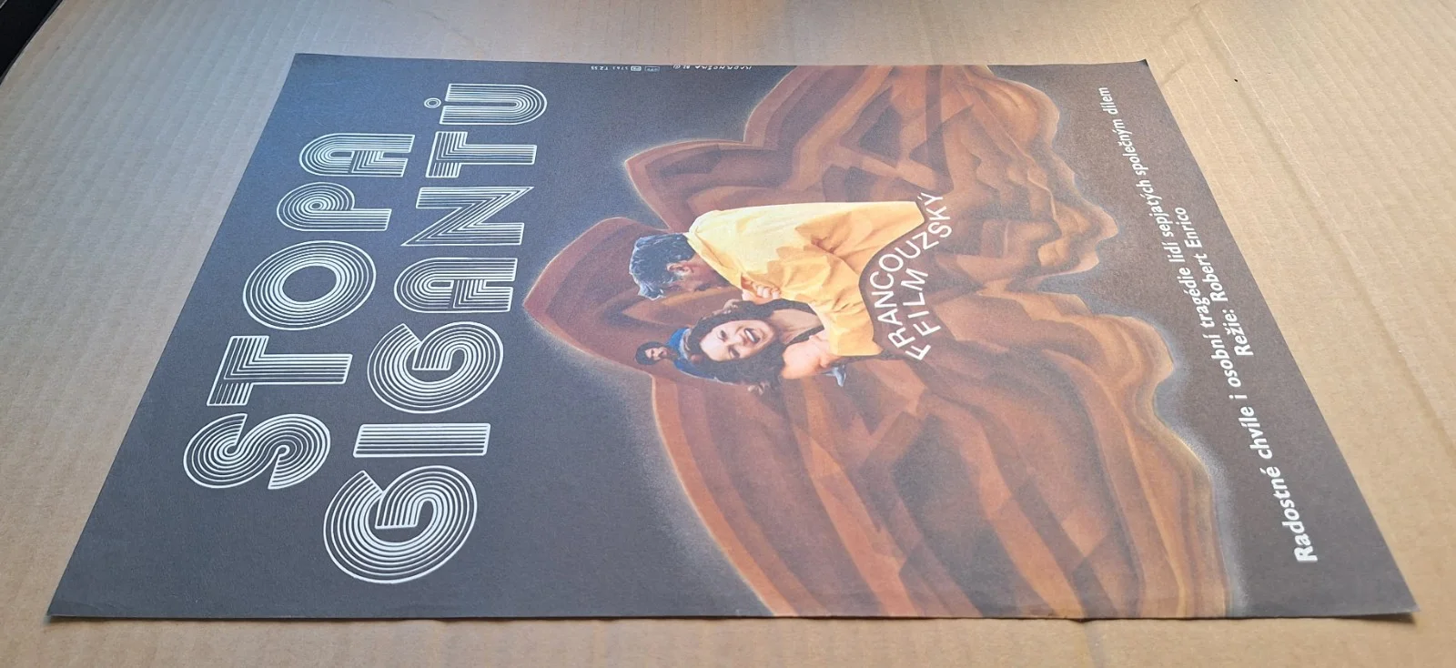 THE IMPRINT OF GIANTS, ORIGINAL A3 CZECH MOVIE POSTER, DIMITRIJ KADRNOZKA, изображение 2