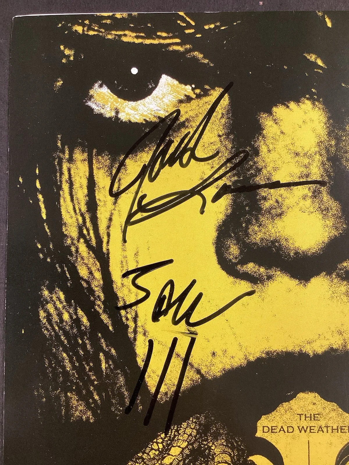 The Dead Weather Signed Record Album Cover Jack White Autograph +3 Music PSA/DNA, изображение 4