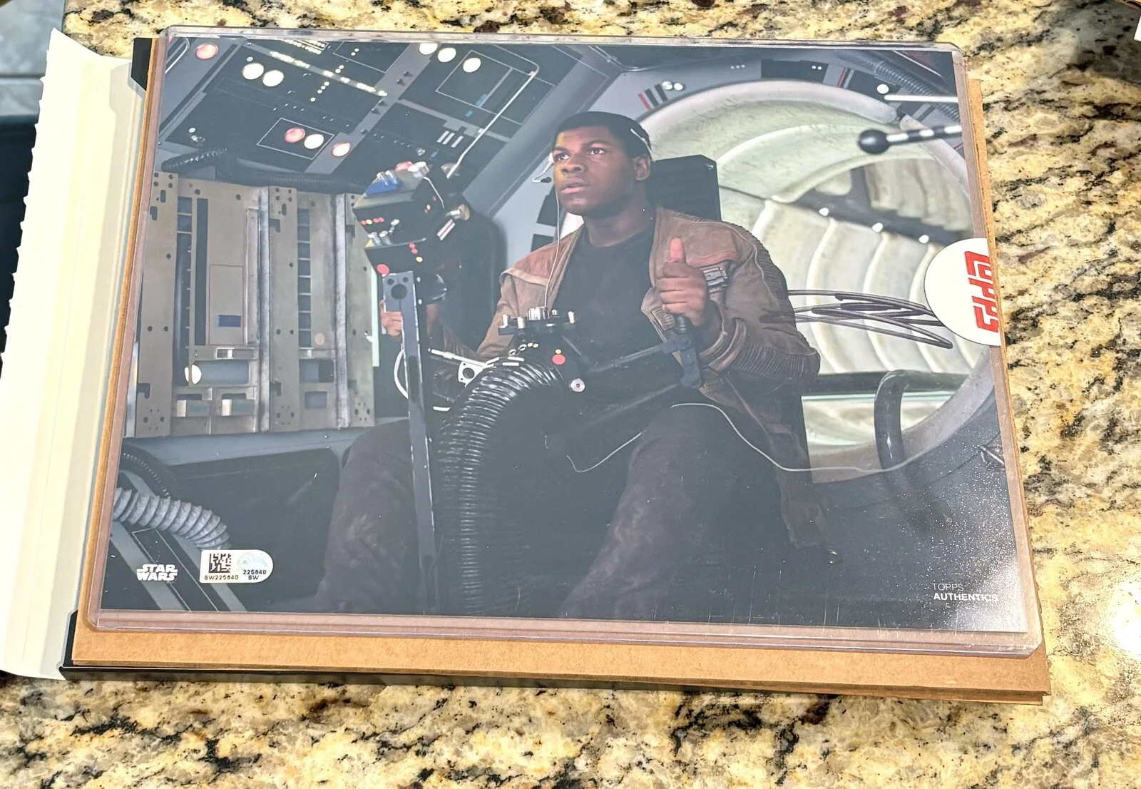 John Boyega — John Boyega autograph 8x10 photo signed Topps Star Wars Authentics Finn, image 2
