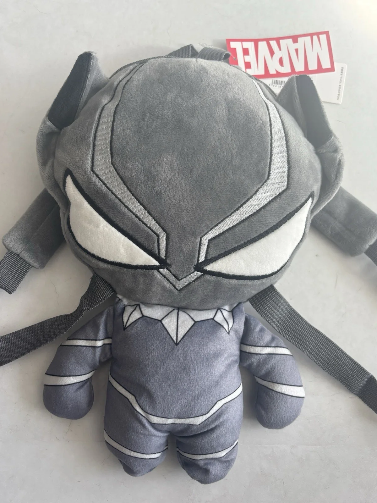 MINISO Marvel Black Panther Plush Toy Backpack Bag NEW with Tags, image 2