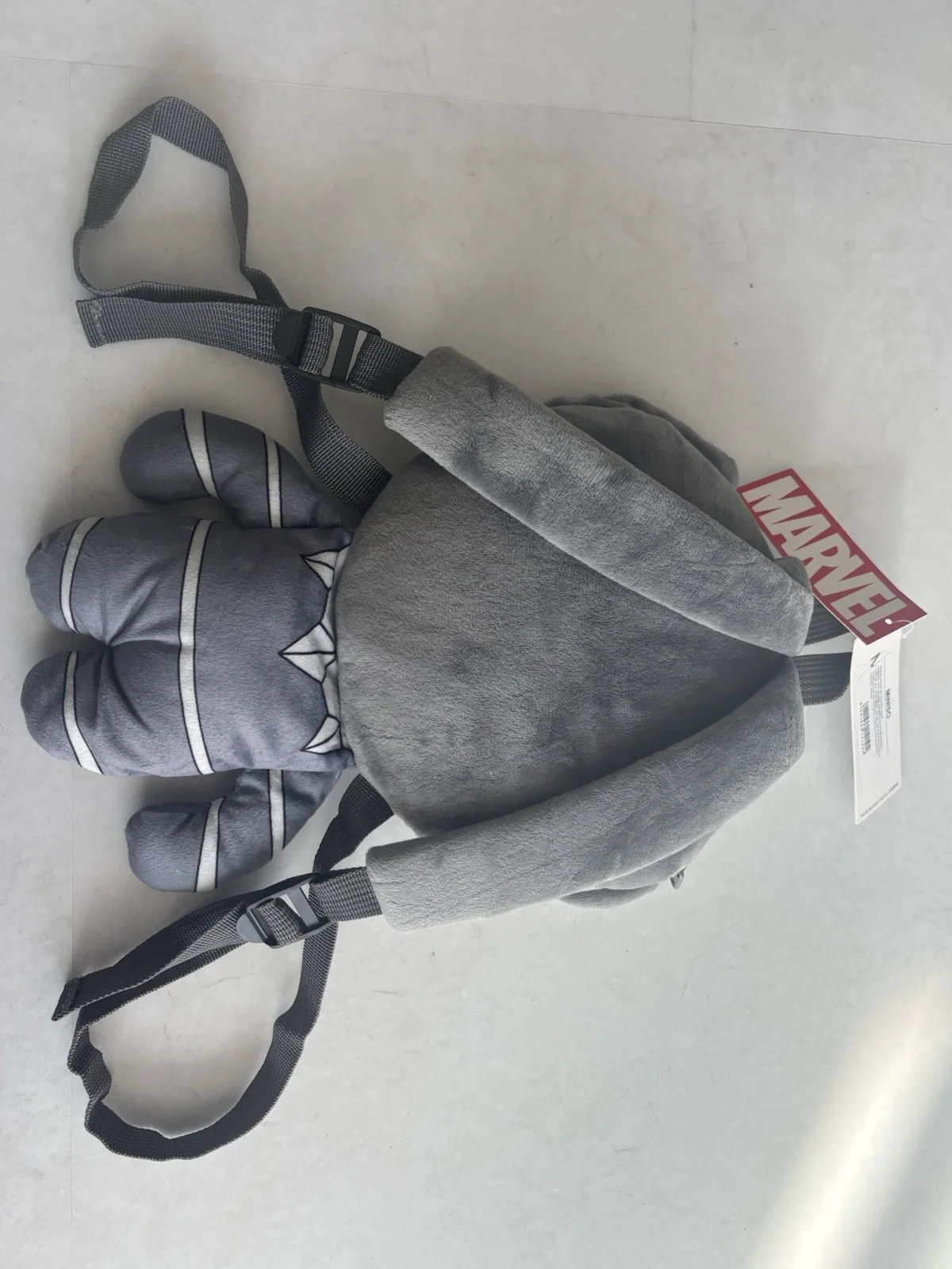 MINISO Marvel Black Panther Plush Toy Backpack Bag NEW with Tags, image 3