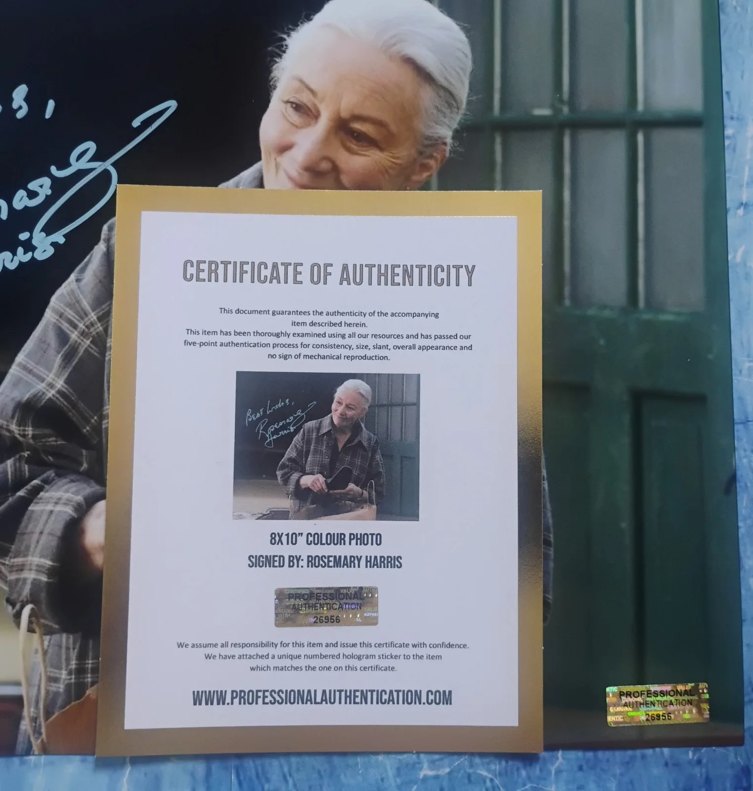 Rosemary Harris Hand Signed 8x10 Photo COA Spiderman NO US TARIFFS, изображение 4