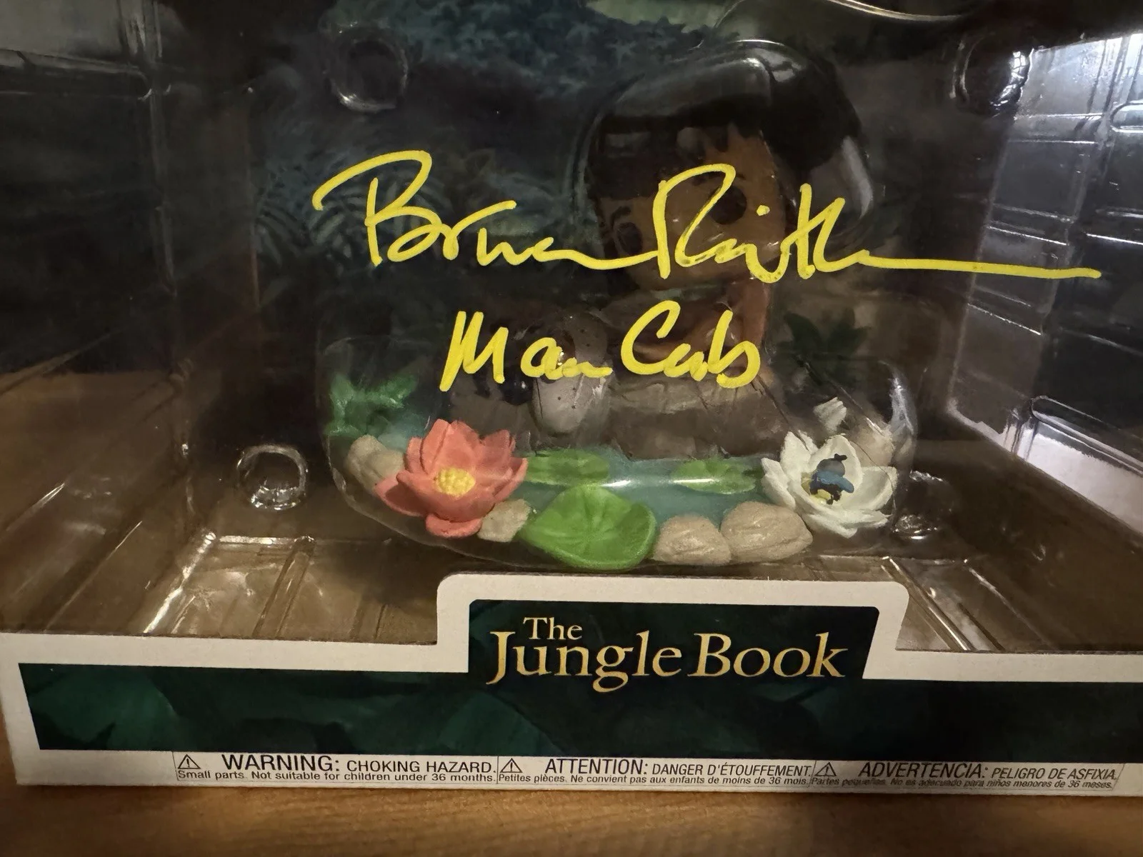 Bruce Reitherman — Bruce Reitherman signed Funko moment Disney Jungle Book Baloo Mowgli OCCM COA, image 2