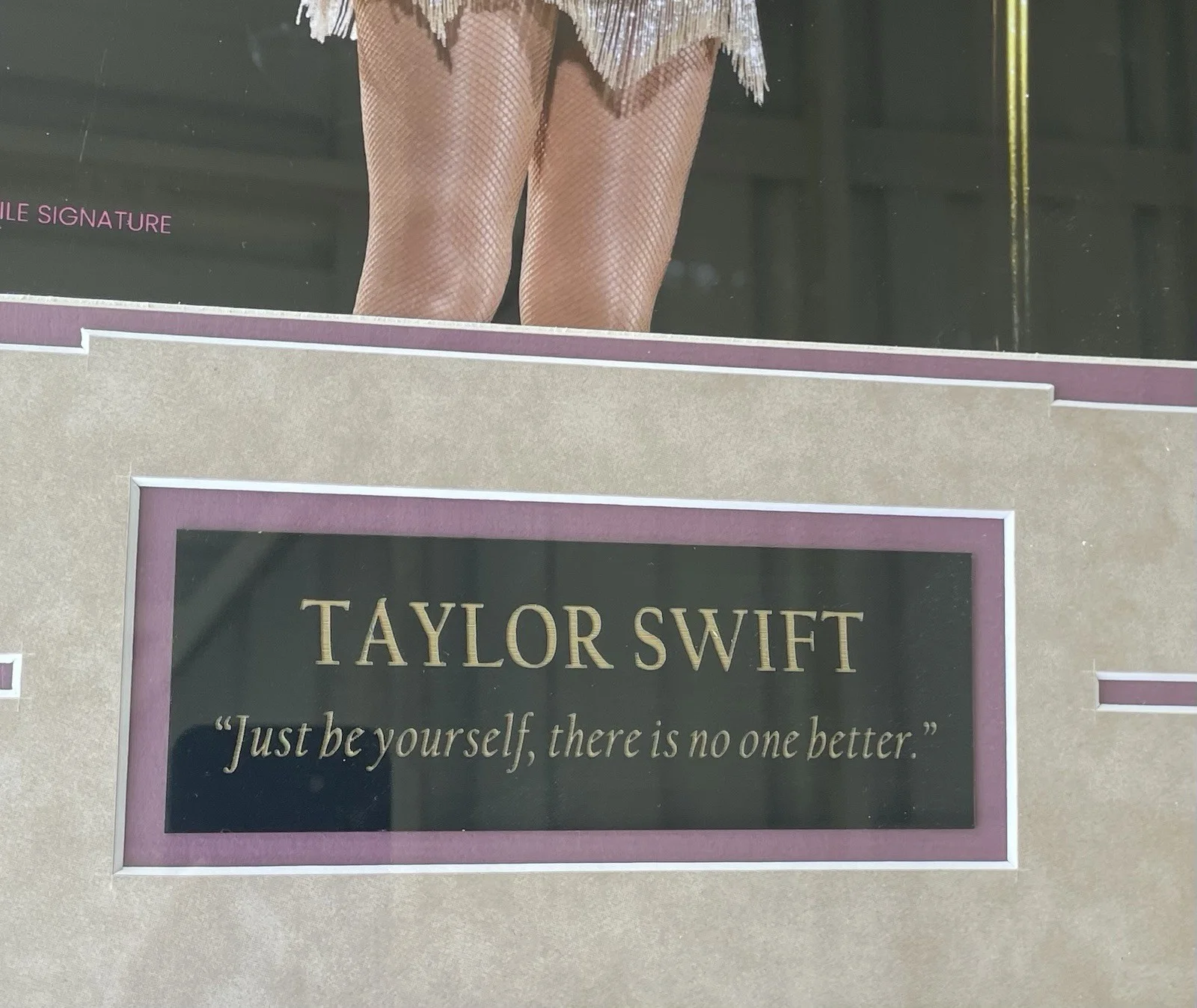 Taylor Swift Framed Original Autographed Photograph (facsimile signed), image 2