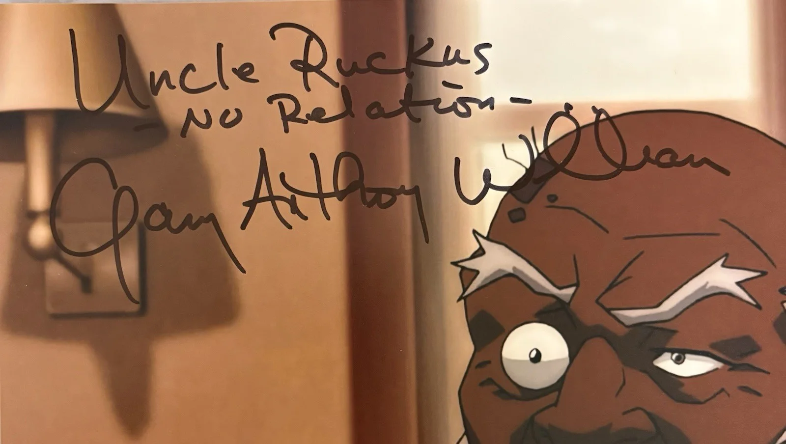 Gary Anthony Williams — Gary Anthony Williams The Boondocks 11x14 Signed Photo Poster JSA Certified Auto, изображение 2