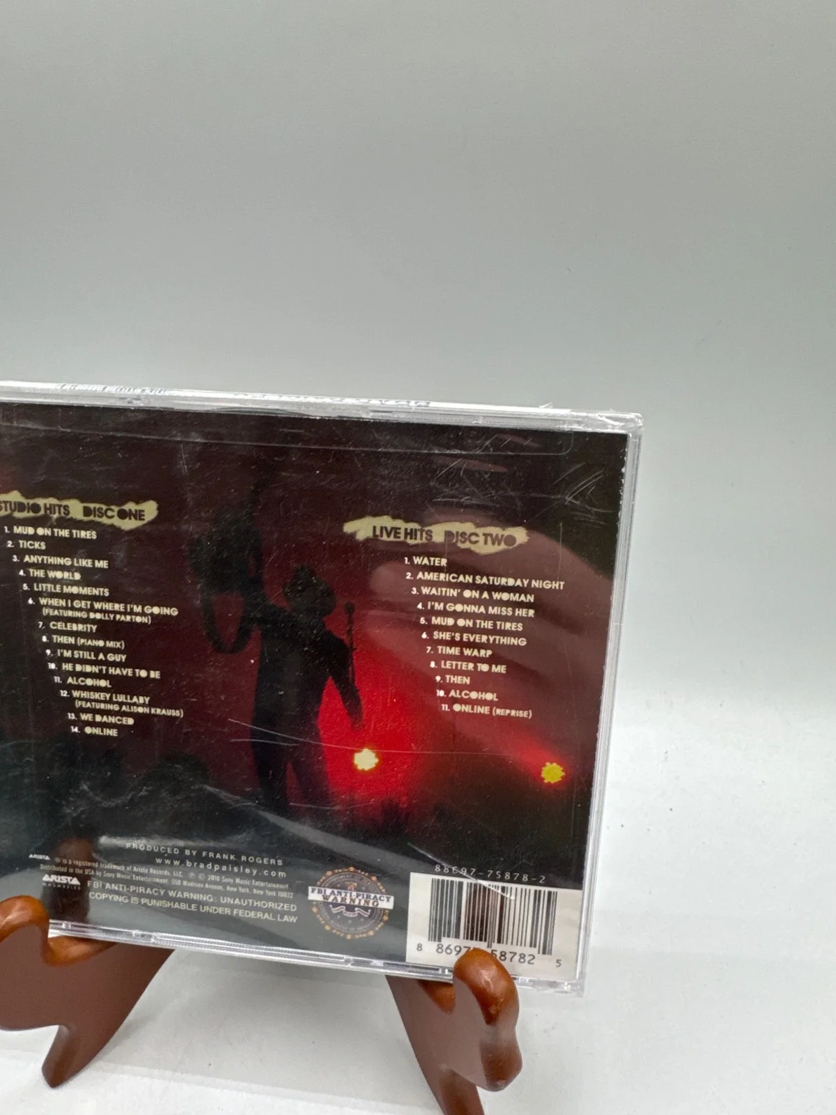 Brad Paisley Hits Alive 2 Disc Set Country Music CD Used, изображение 3