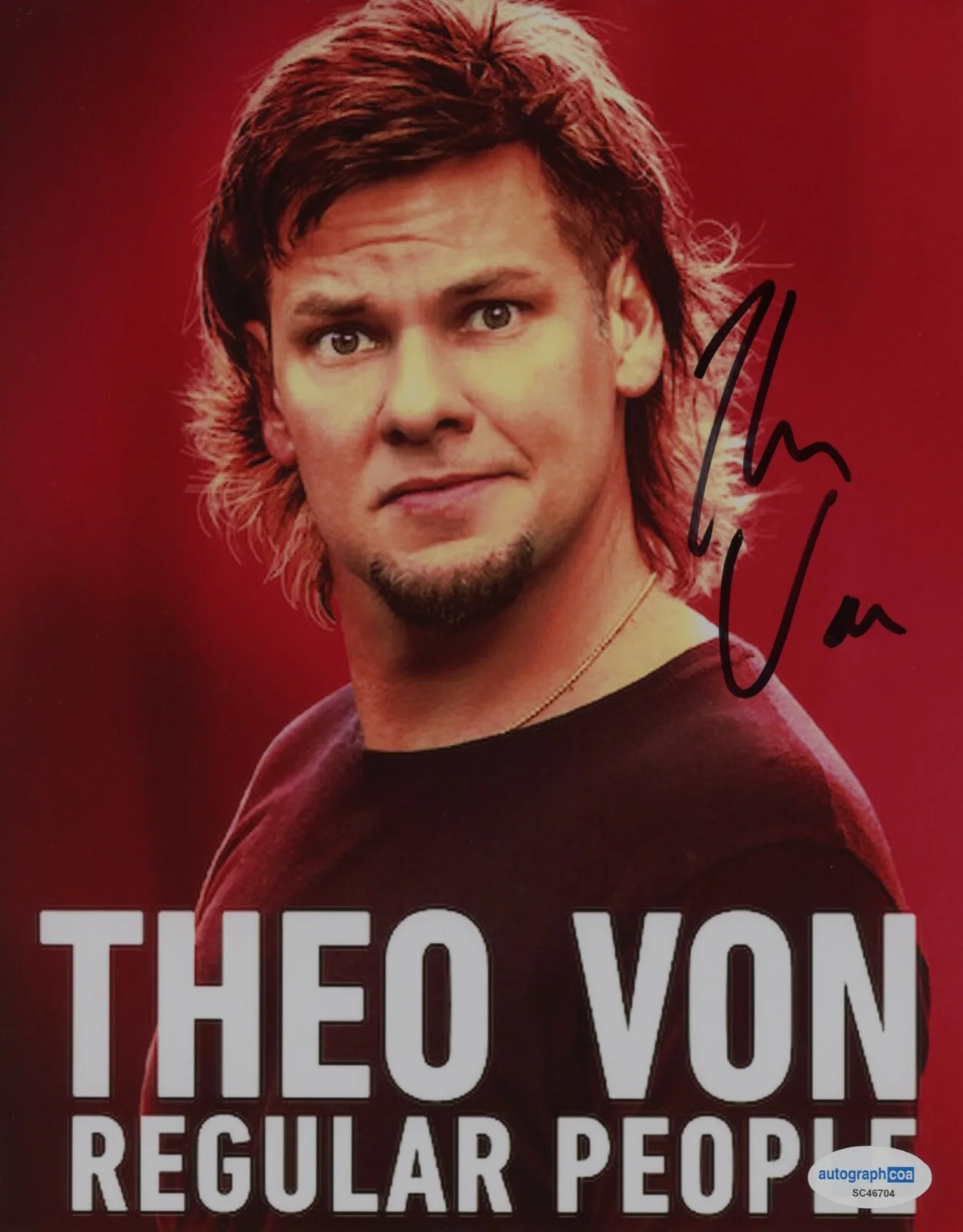 Theo Von — Theo Von signed 8X10 Photo EXACT PROOF b RAT KING This Past Weekend ACOA COA, изображение 4