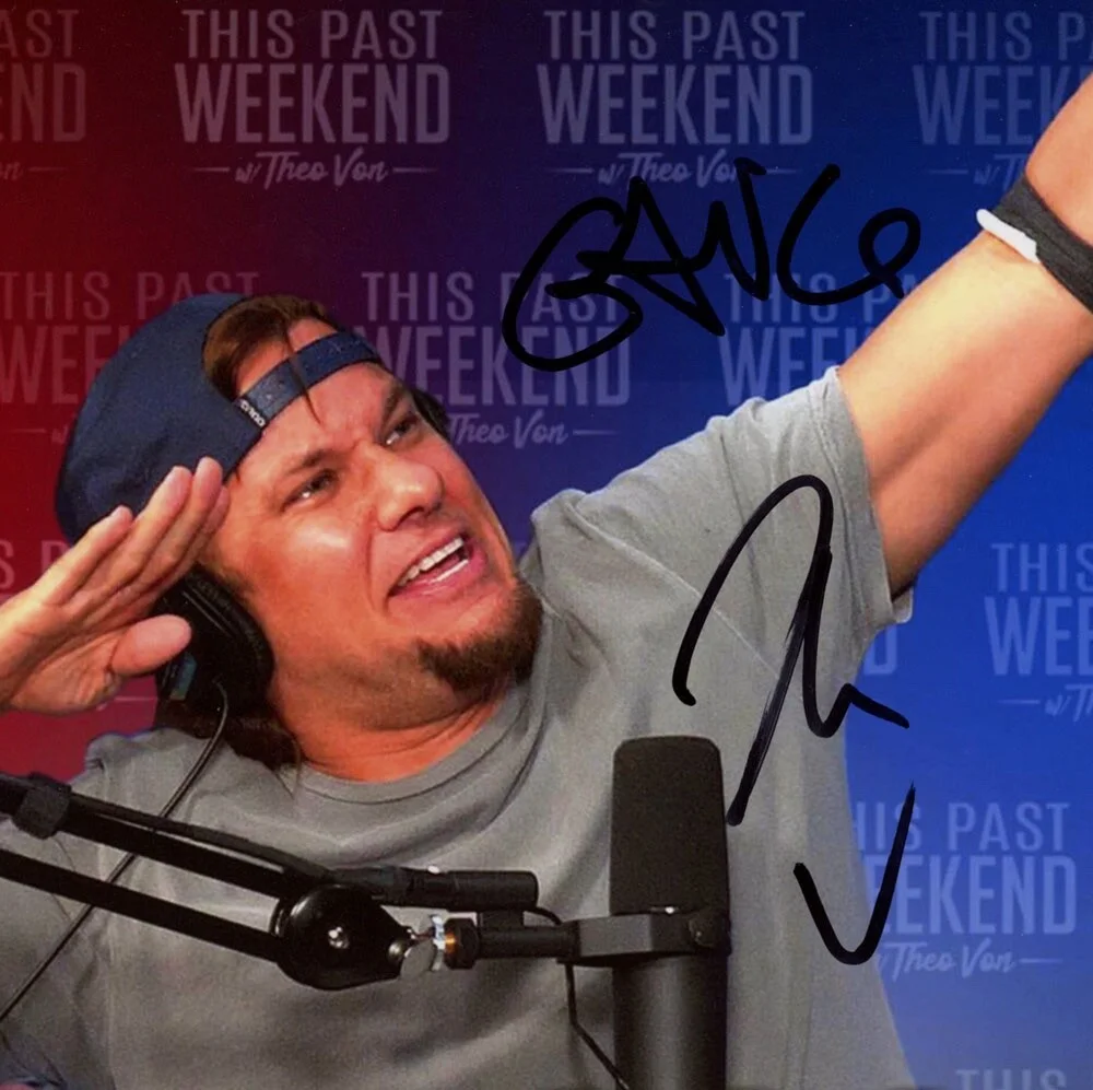 Theo Von — Theo Von signed 8x10 Photo EXACT PROOF f THIS PAST WEEKEND Gang Inscription ACOA, изображение 5