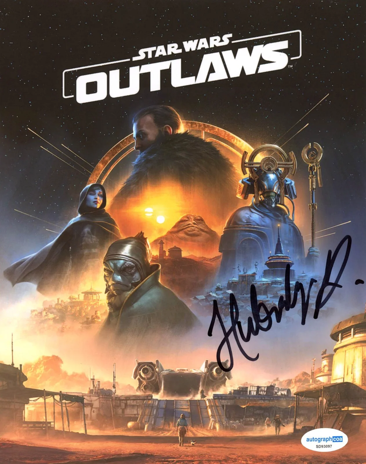 HUMBERLY GONZALEZ — Humberly Gonzalez signed "STAR WARS OUTLAWS" 8x10 Photo b PROOF Kay Vess ACOA, изображение 3