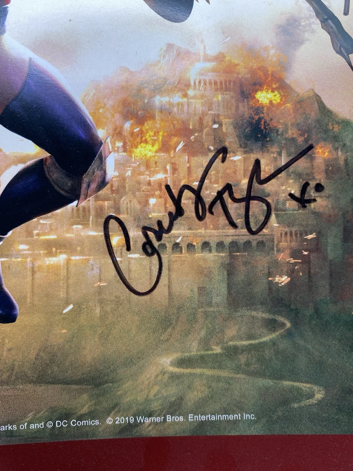 Rosario Dawson — WONDER WOMAN BLOODLINES Poster signed by Cast Rosario Dawson NYCC Exclusive Auto, изображение 5