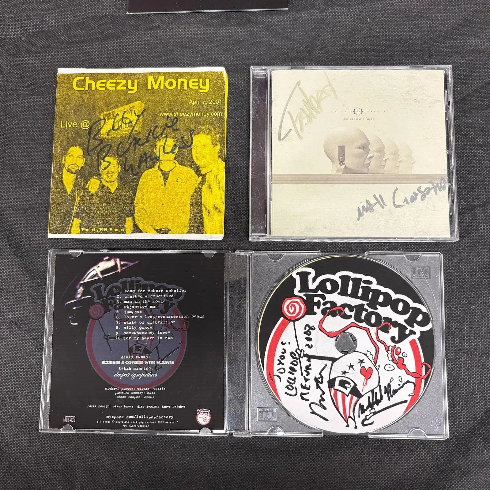 Lot of 10 Signed CD'S La Velvet/ Laura Wilder /Lollipop Factory, Cheezy Money +6, изображение 4