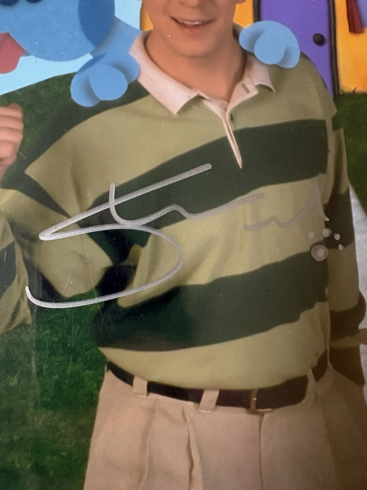 Steve Burns — Steve Burns Blues Clues 8x10 Signed Photo JSA Certified Autograph, изображение 2