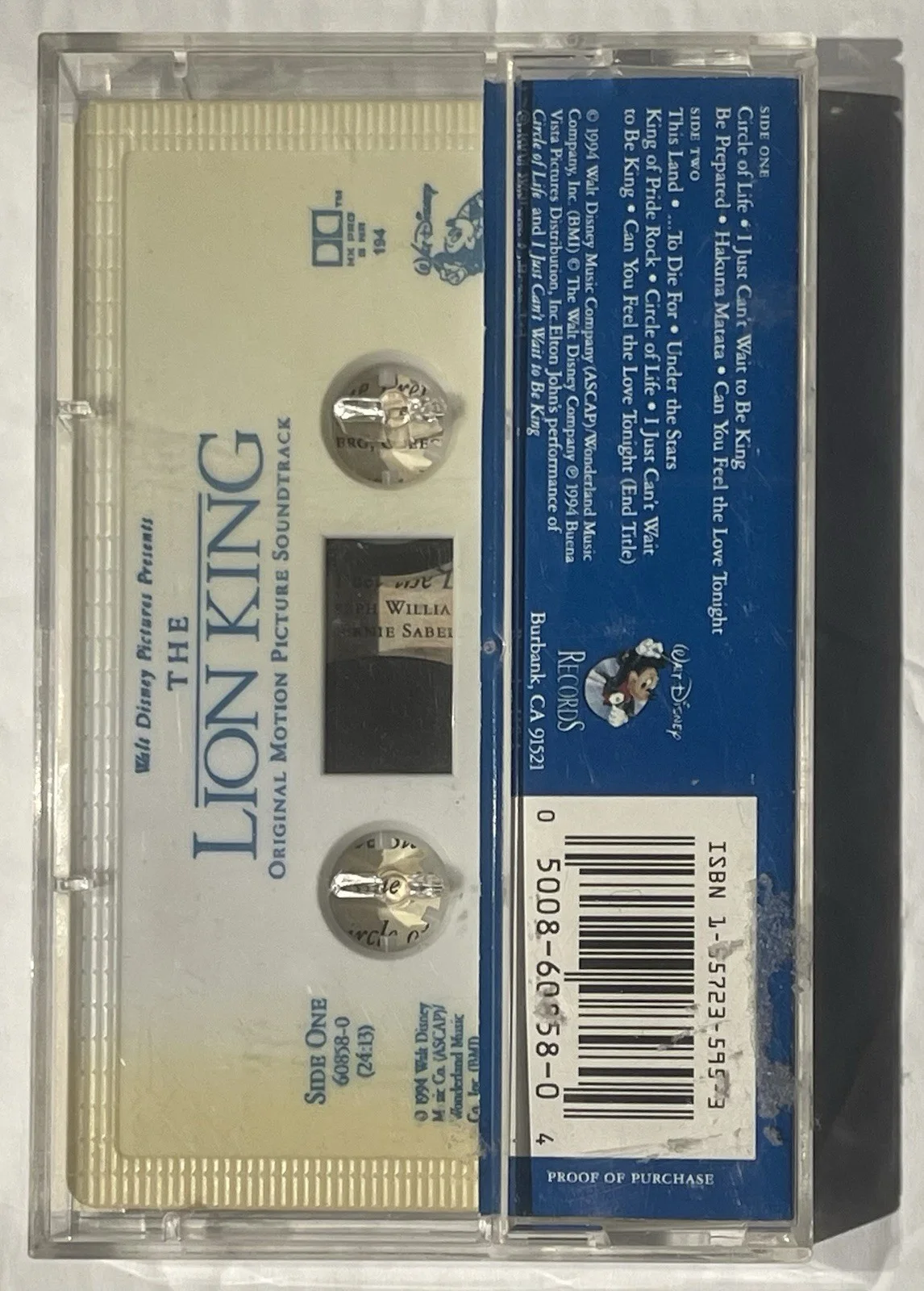 Matthew Broderick — Matthew Broderick Disney The Lion King Signed Movie Soundtrack Cassette, image 2
