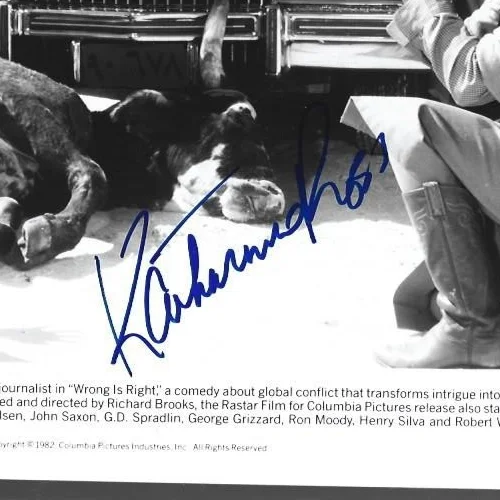 original Hand signed 8 x 10 photo of Katherine Ross in "Wrong is Right", image 2