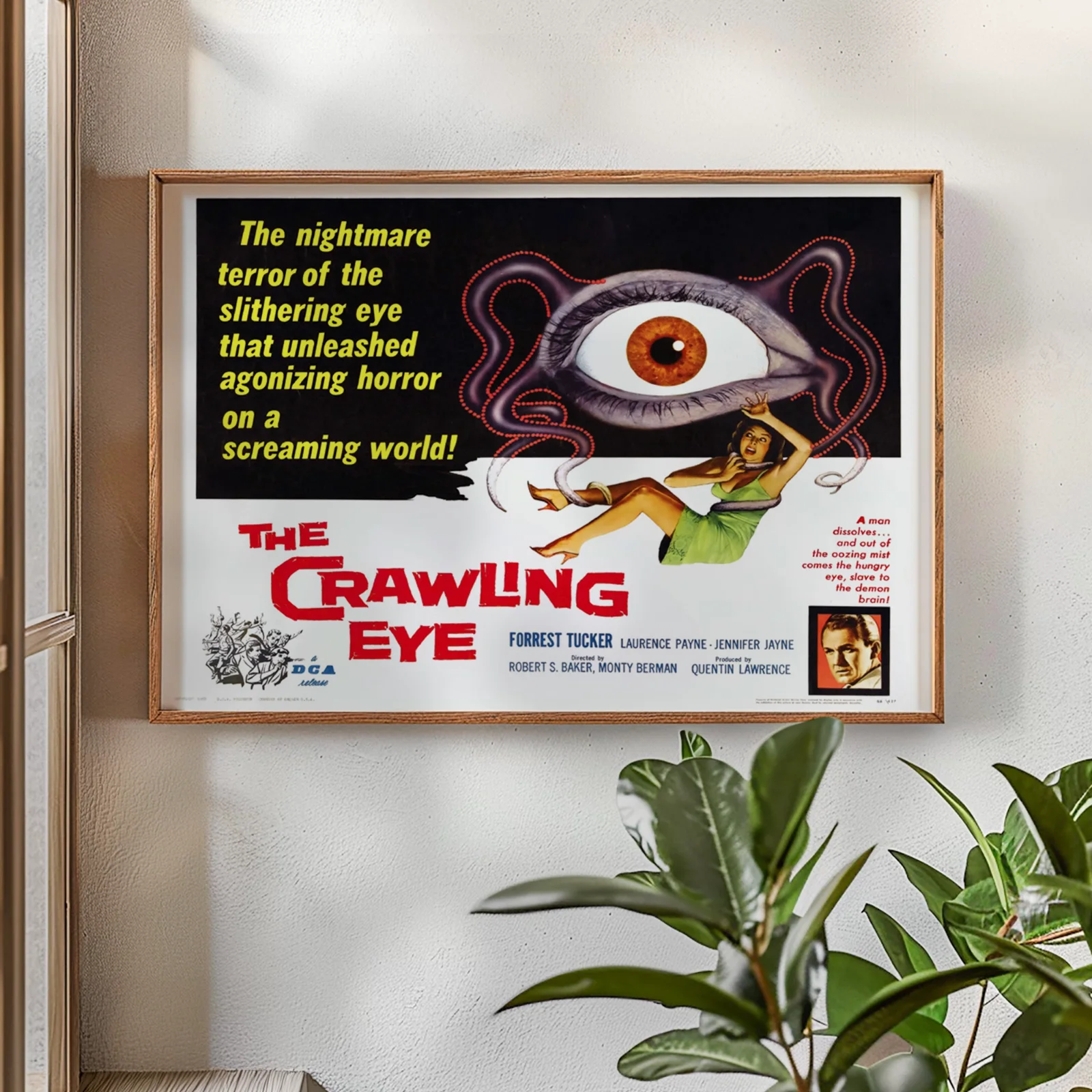 The Crawling Eye - 1958 Sci-Fi B-movie Restored 22" x 28" US Half Sheet Poster, image 2