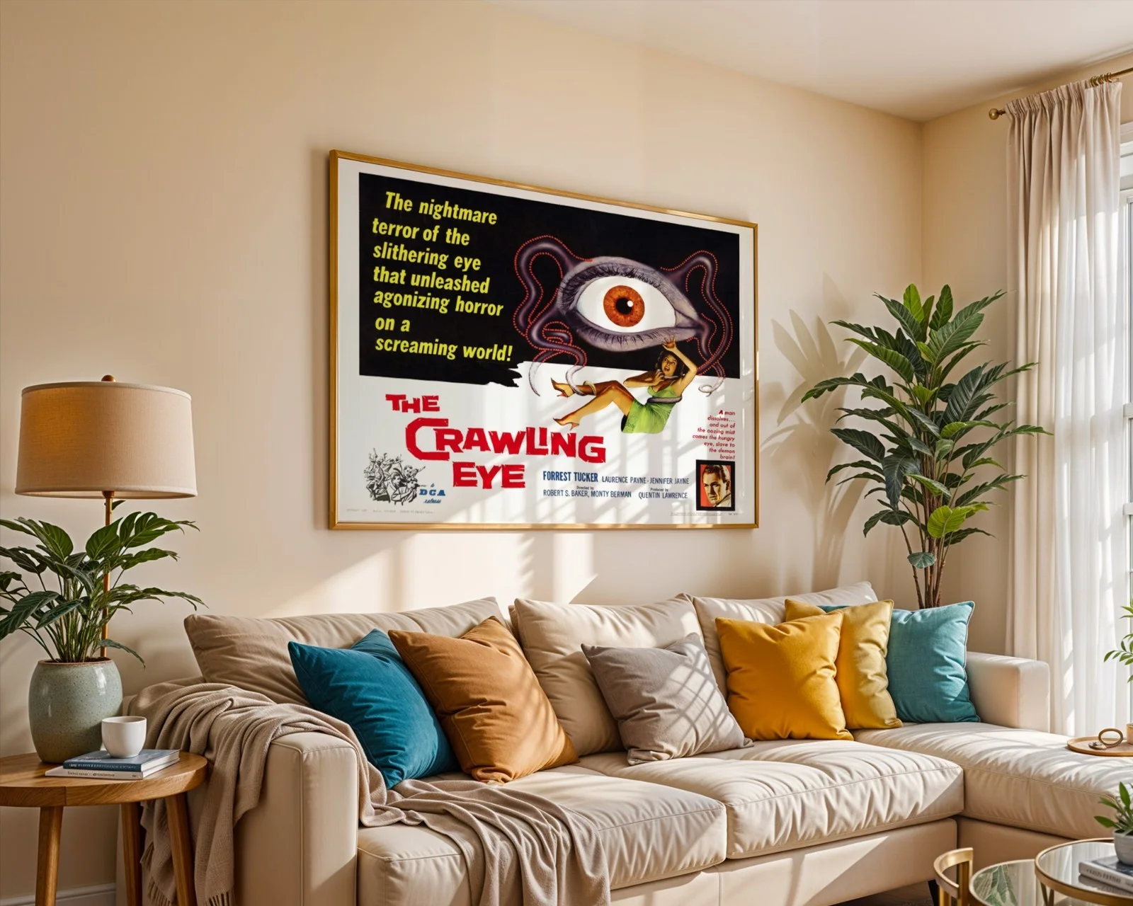The Crawling Eye - 1958 Sci-Fi B-movie Restored 22" x 28" US Half Sheet Poster, image 5