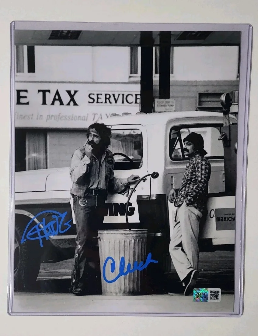 Cheech Marin — CHEECH and CHONG Autographed 8x10 Photo Zobie COA