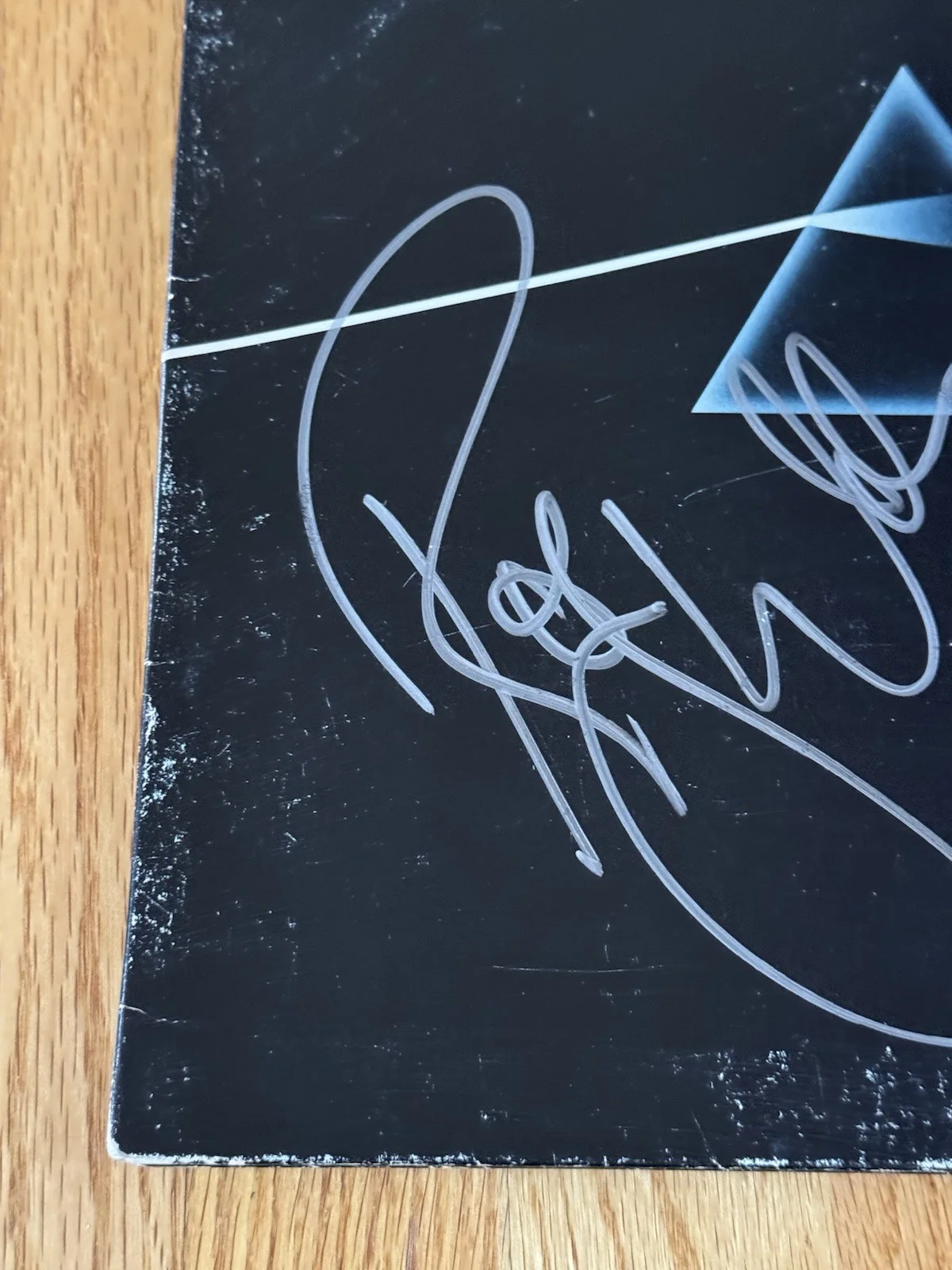 Waters, Wright, Mason — Richard Wright Roger Waters Mason Signed Dark Side Moon Album Pink Floyd JSA, image 3