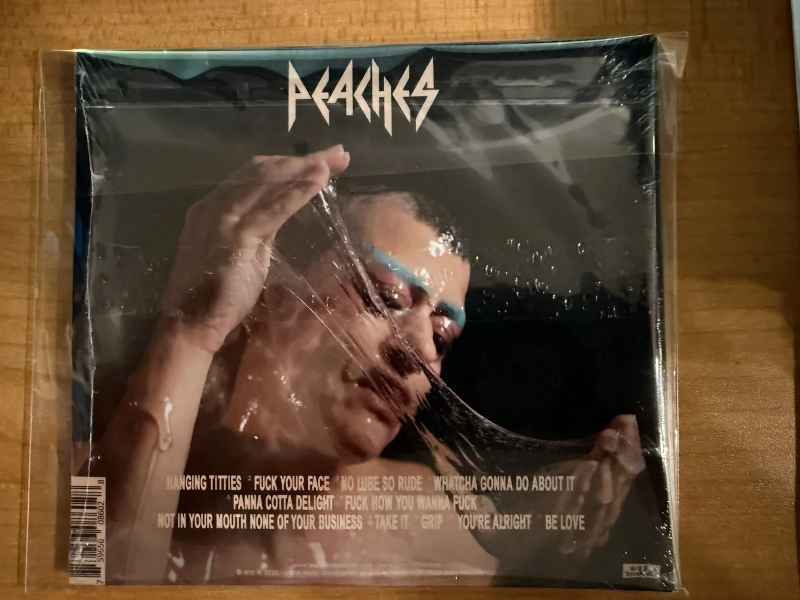 Peaches No Lube So Rude cd with signed insert AUTOGRAPHED sealed NEW, image 2