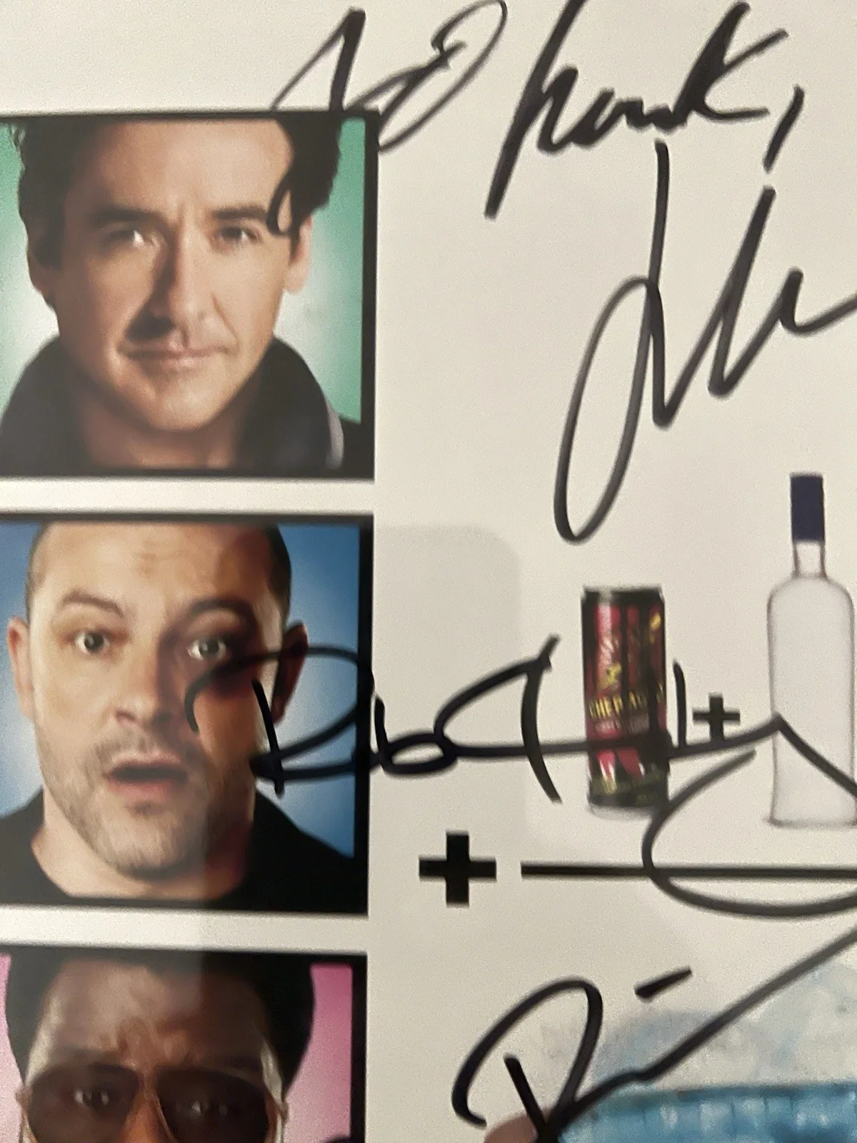 John Cusack, Rob Corddry, Craig Robinson, Clark Duke — Hot Tub Time Machine Autographed By Cast, Mini Poster, Framed 16 X 22,, image 5