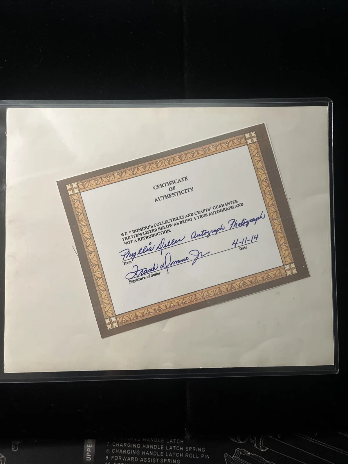 Phillys Diller — VTG PHYLLIS DILLER, Signed Publicity Photo COMEDIAN ACTRESS Autograph For Ruby, image 3