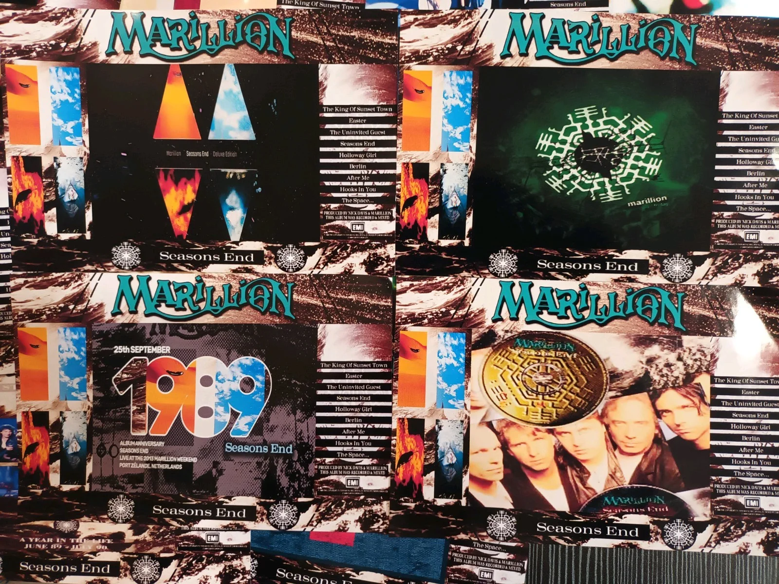 Marillion: Seasons End. 14 Promotional Unofficial 7×5ins Lobby Prints. NEW, изображение 2