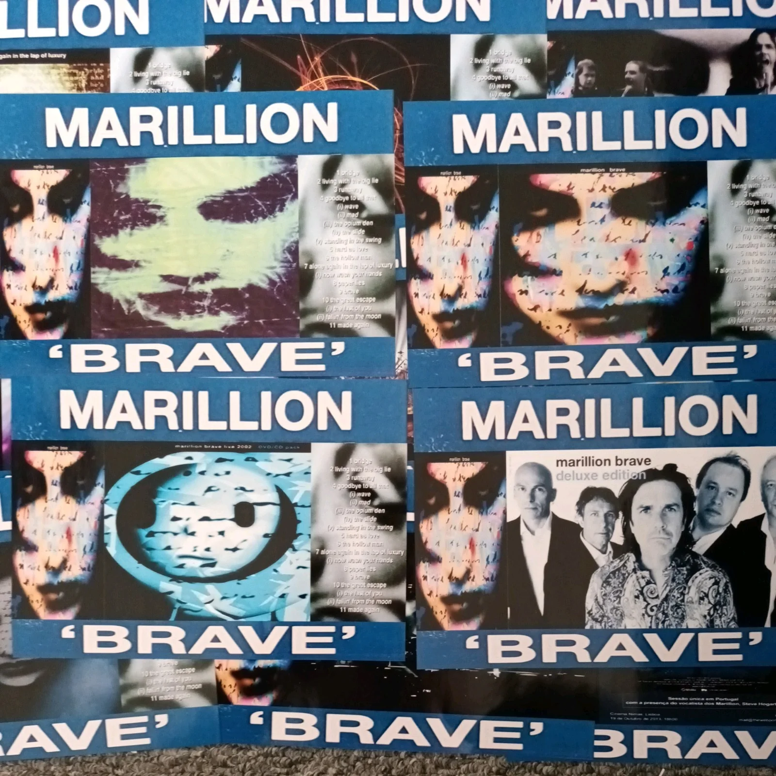 Marillion: Brave. 16 Promotional Unofficial 7×5ins Lobby Prints. NEW, image 3